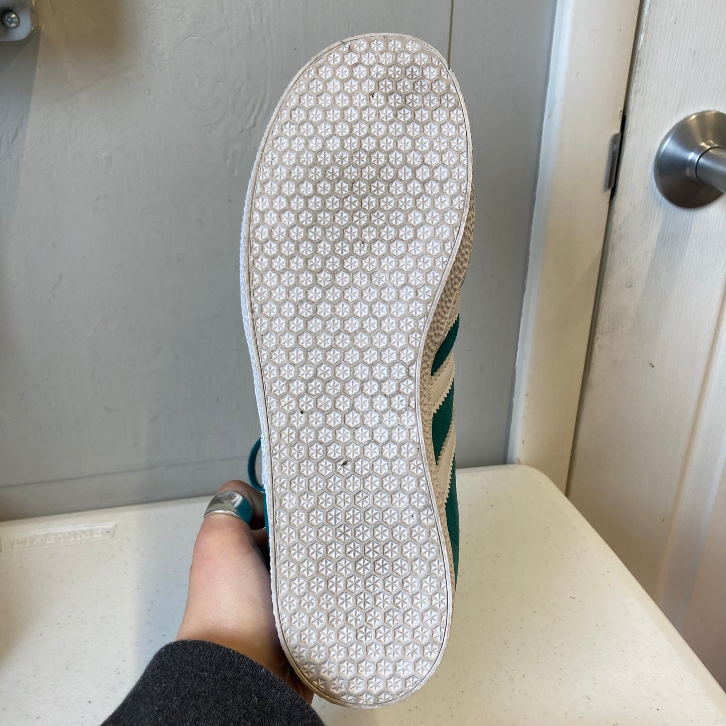 Shoes Athletic By Adidas In Green, Size:8.5
