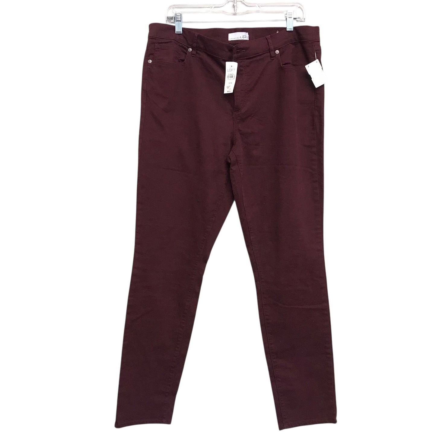 Pants Other By Loft In Maroon, Size:14