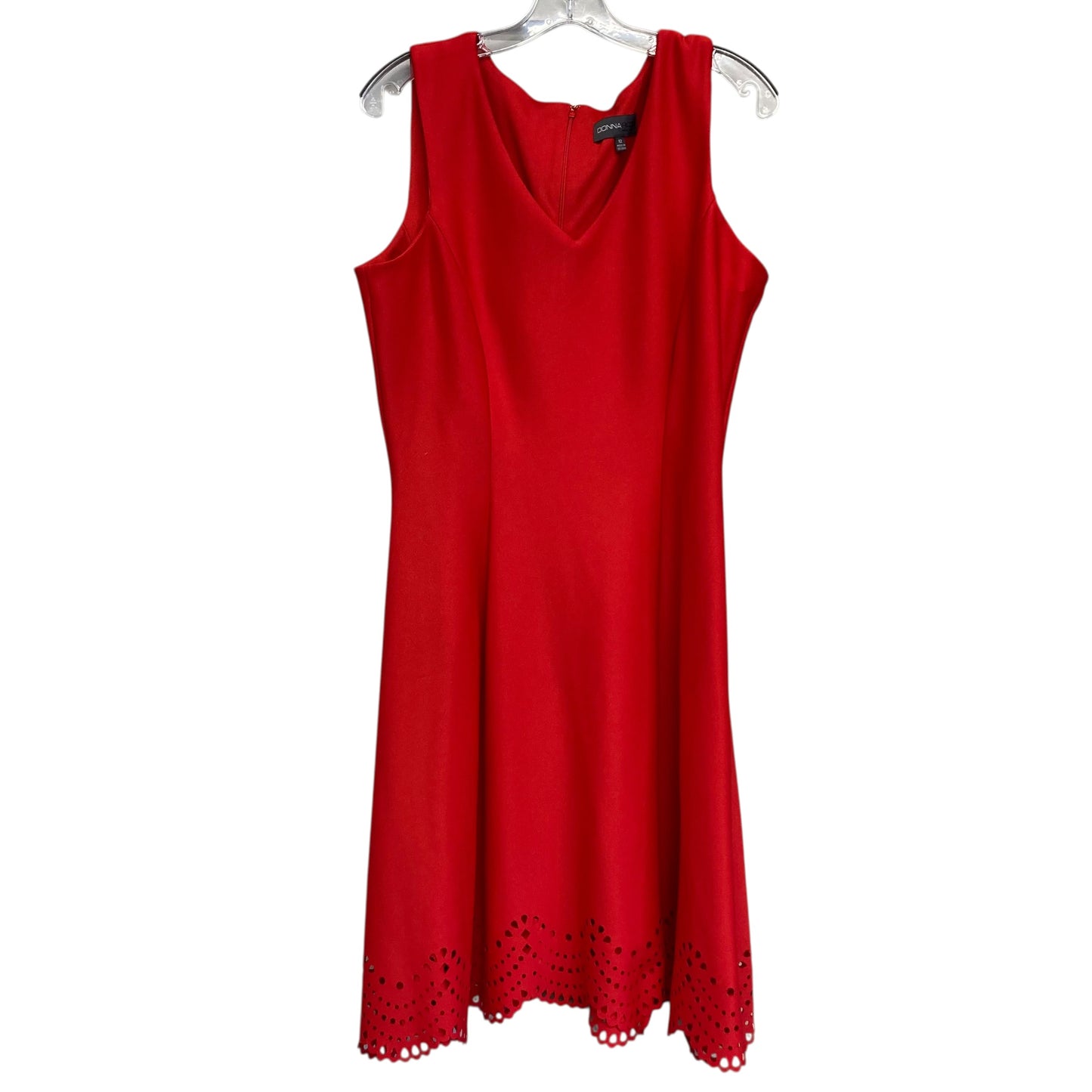 Dress Party Short By Donna Ricco In Red, Size:L