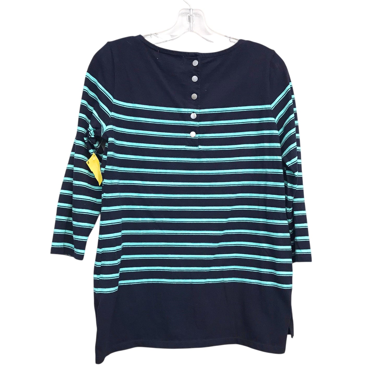 Top Ls By Liz Claiborne In Striped Pattern, Size:M
