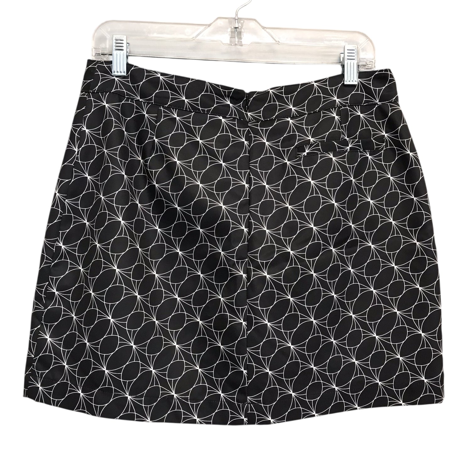 Athletic Skort By Pebble Beach In Black & White, Size:M