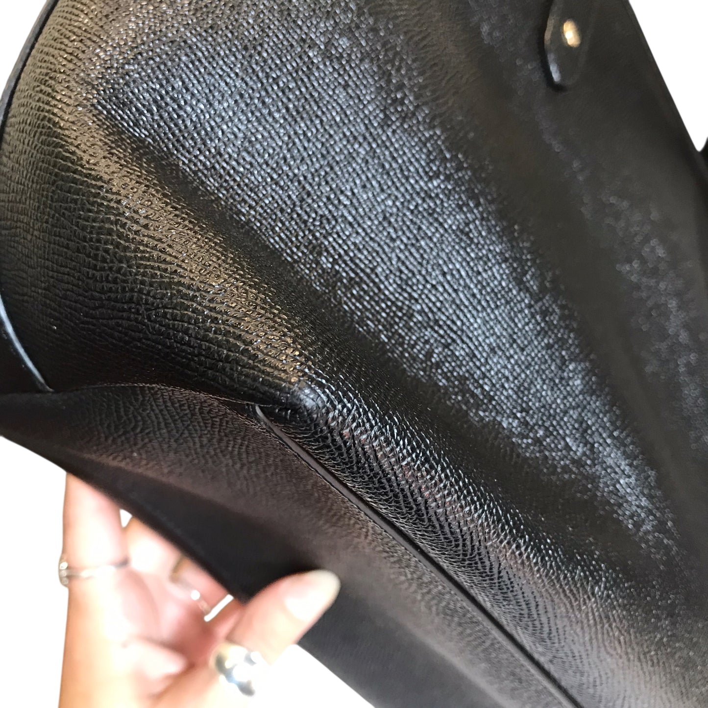 Handbag Designer By Coach In Black, Size:Medium
