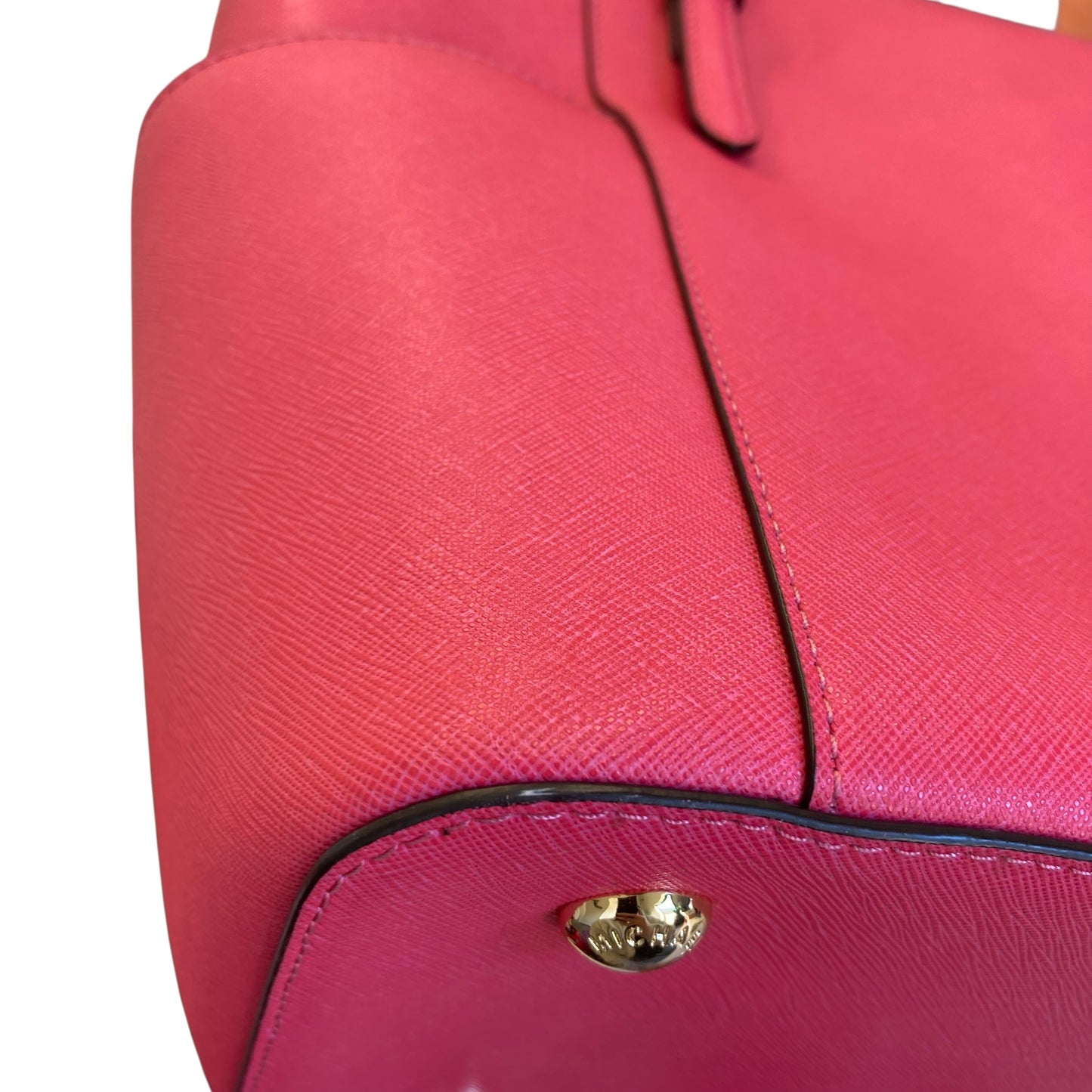 Handbag Designer By Michael Kors In Pink, Size:Medium