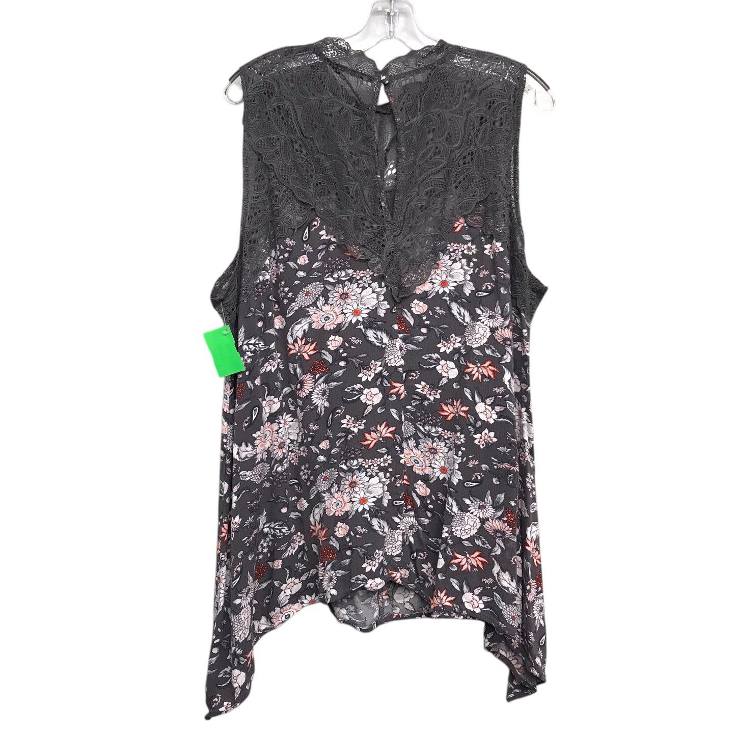 Top Sleeveless By Torrid In Grey, Size:3X