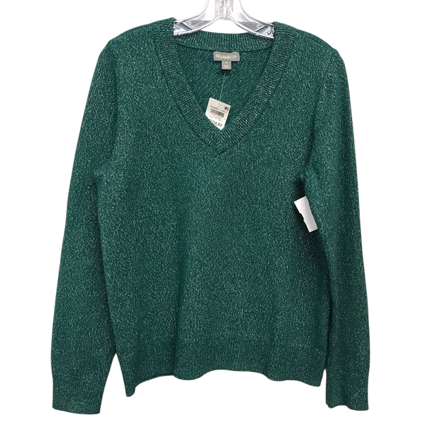 Sweater By Style And Company In Green, Size:M