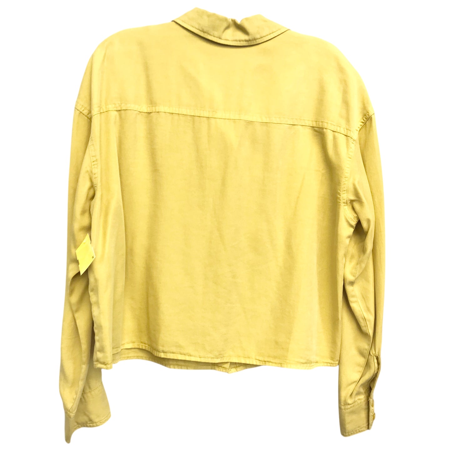 Top Ls By Calvin Klein In Yellow, Size:S