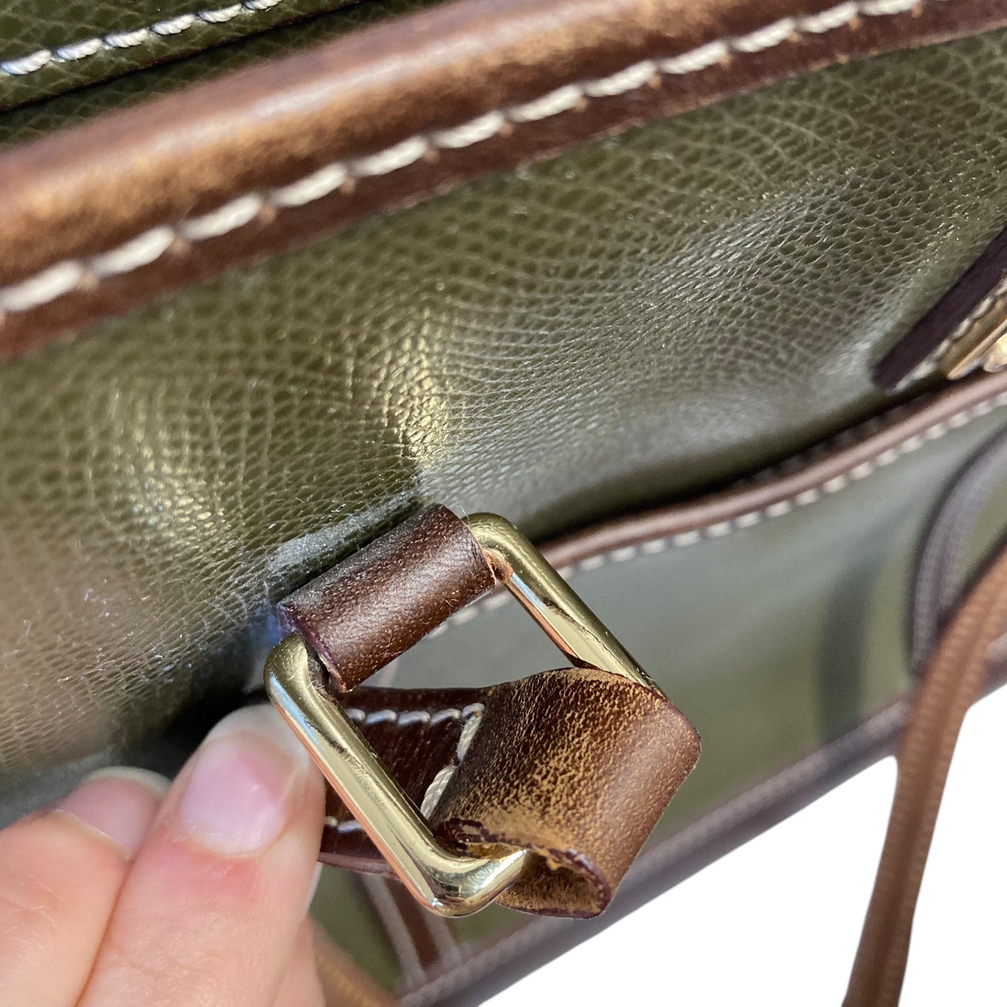 Handbag Designer By Dooney And Bourke In Green, Size:Large