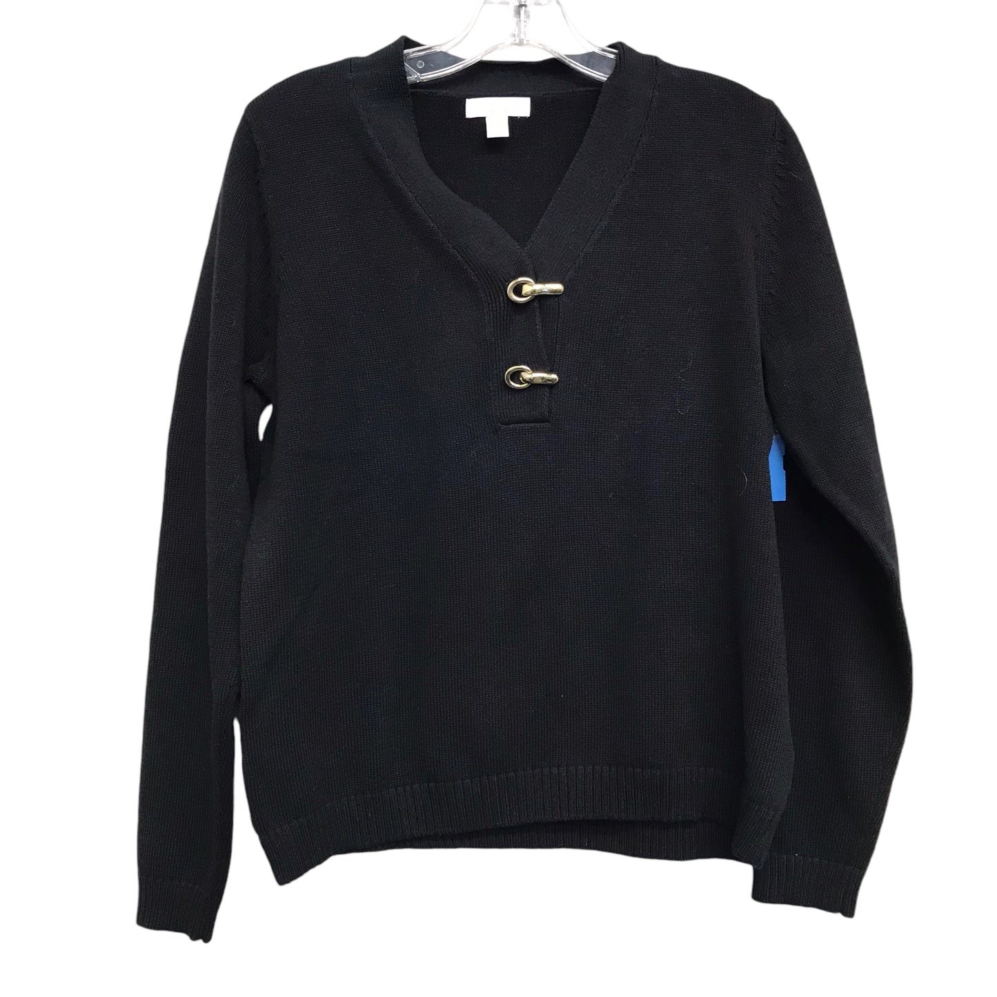 Sweater By Charter Club In Black, Size:Mp
