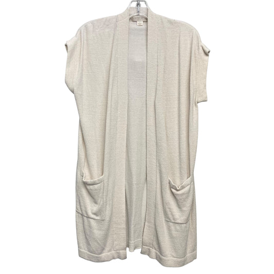 Vest Sweater By Barefoot Dreams In Cream, Size:S