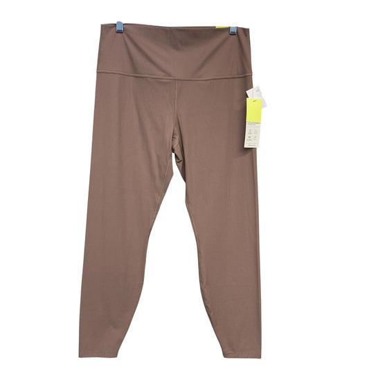 Athletic Leggings By Joy Lab In Brown, Size:L