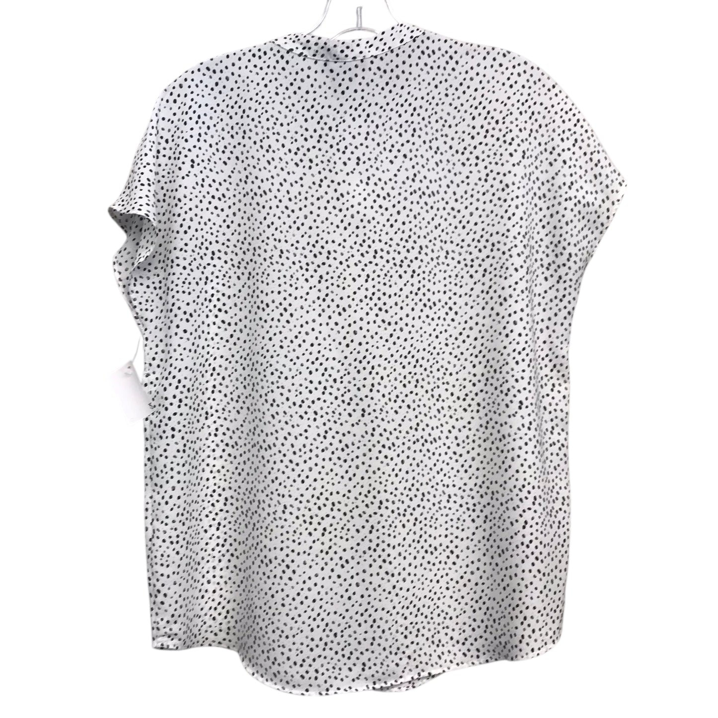 Top Sleeveless By Jones And Co In Black & White, Size:M