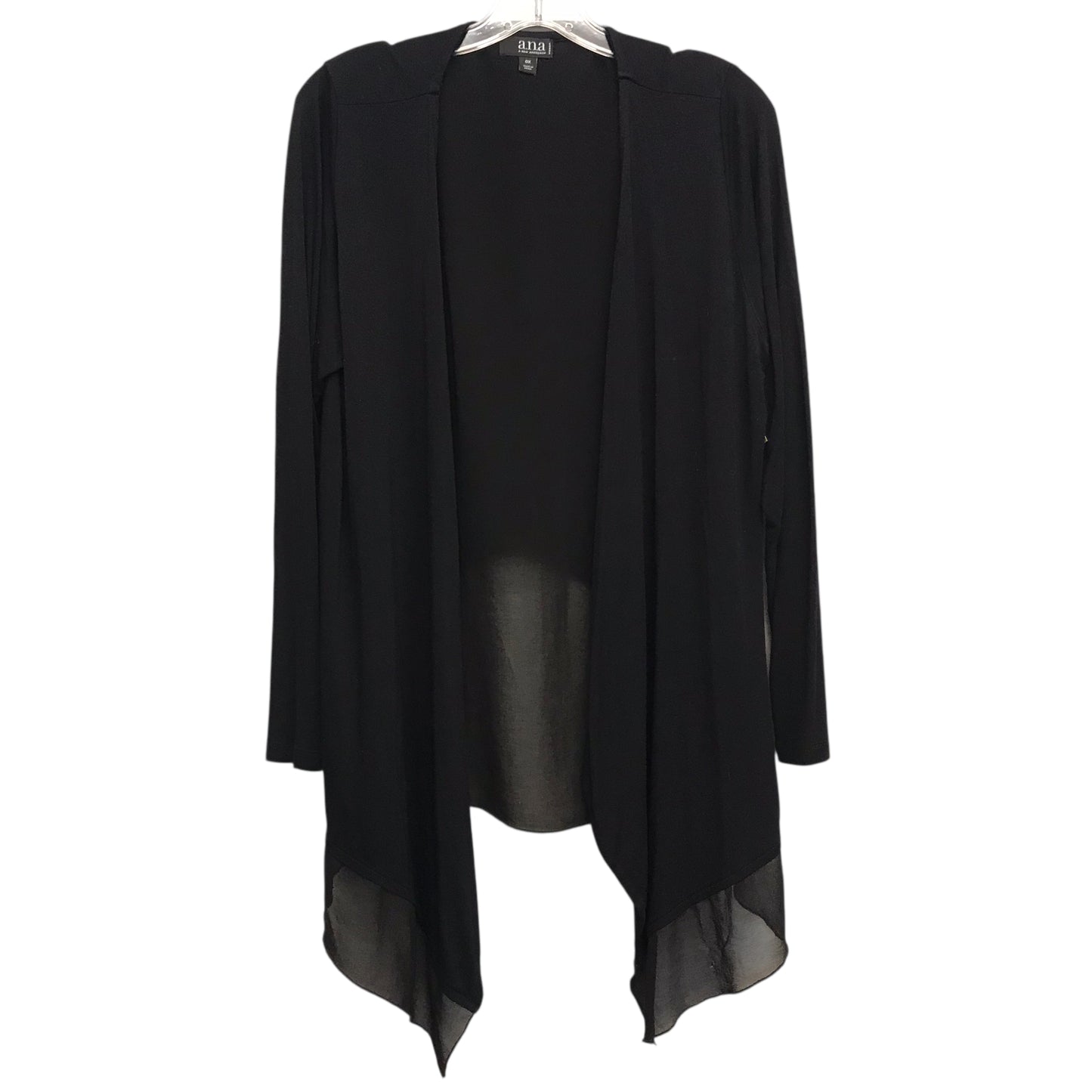 Cardigan By Ana In Black, Size:Xl