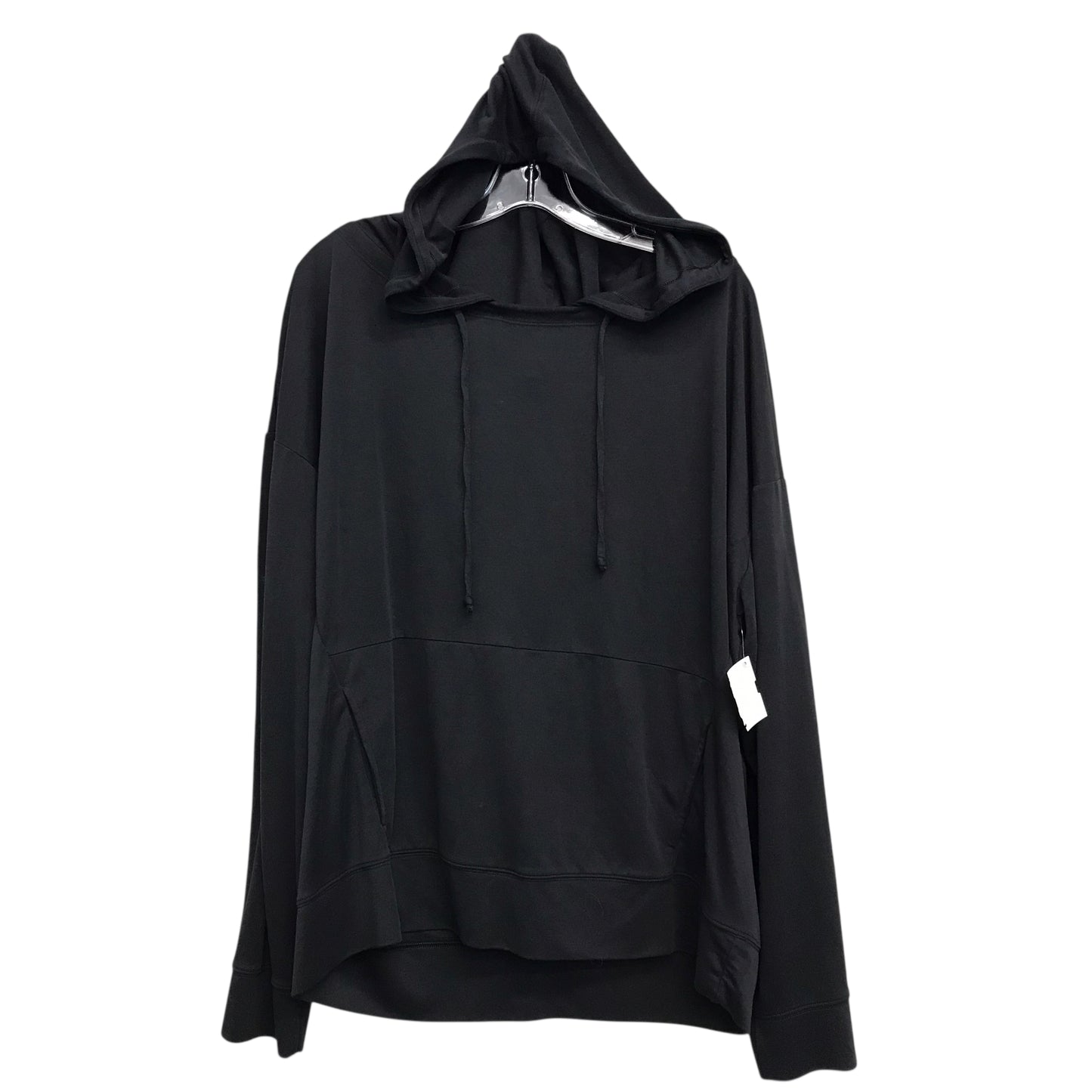 Athletic Top Ls Hoodie By Fabletics In Black, Size:Xl