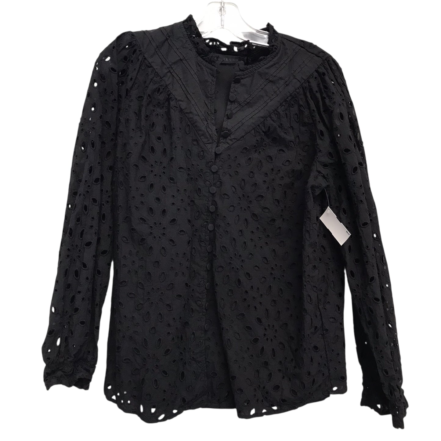 Top Ls By Zesica In Black, Size:L