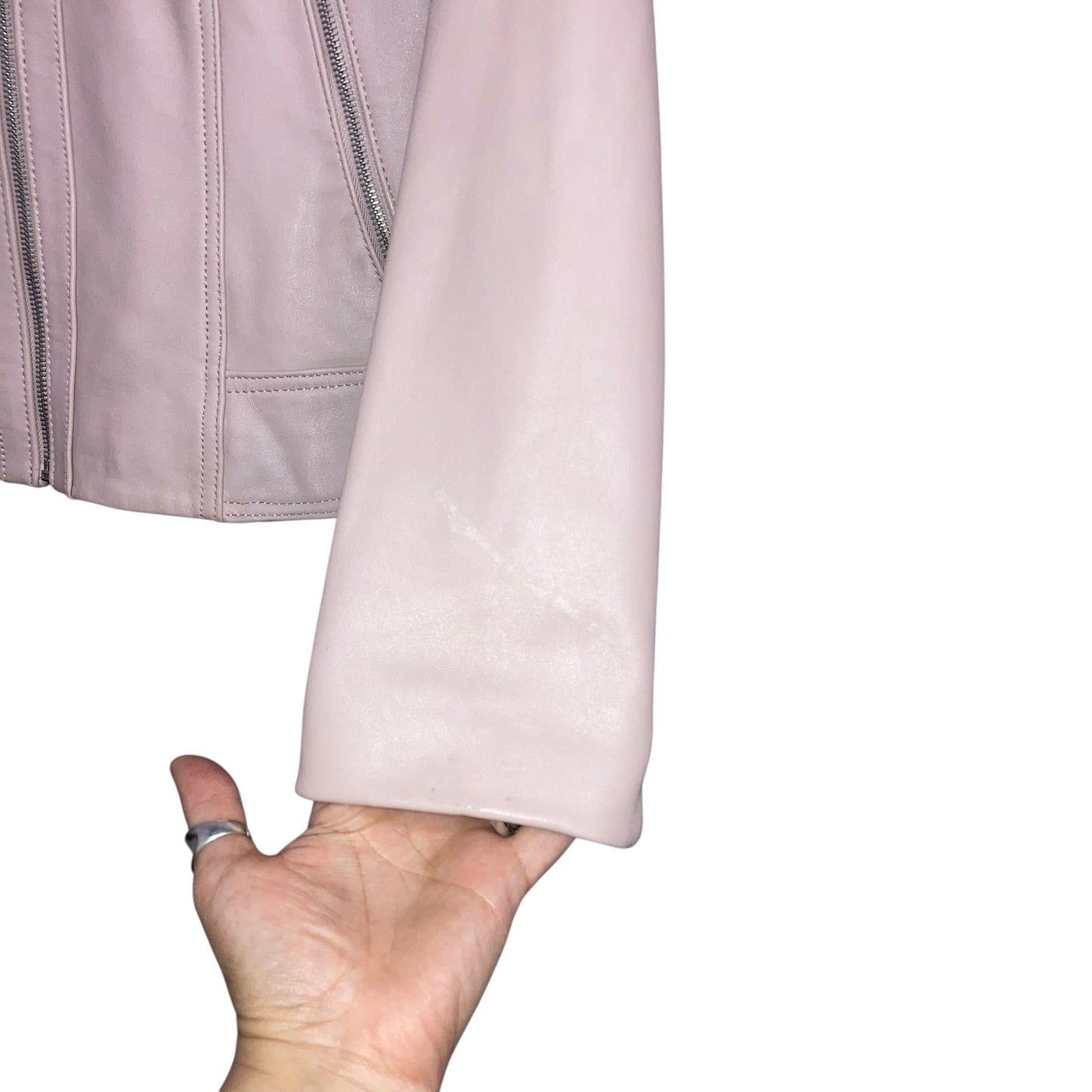 Jacket Designer By Neiman Marcus In Pink, Size:M
