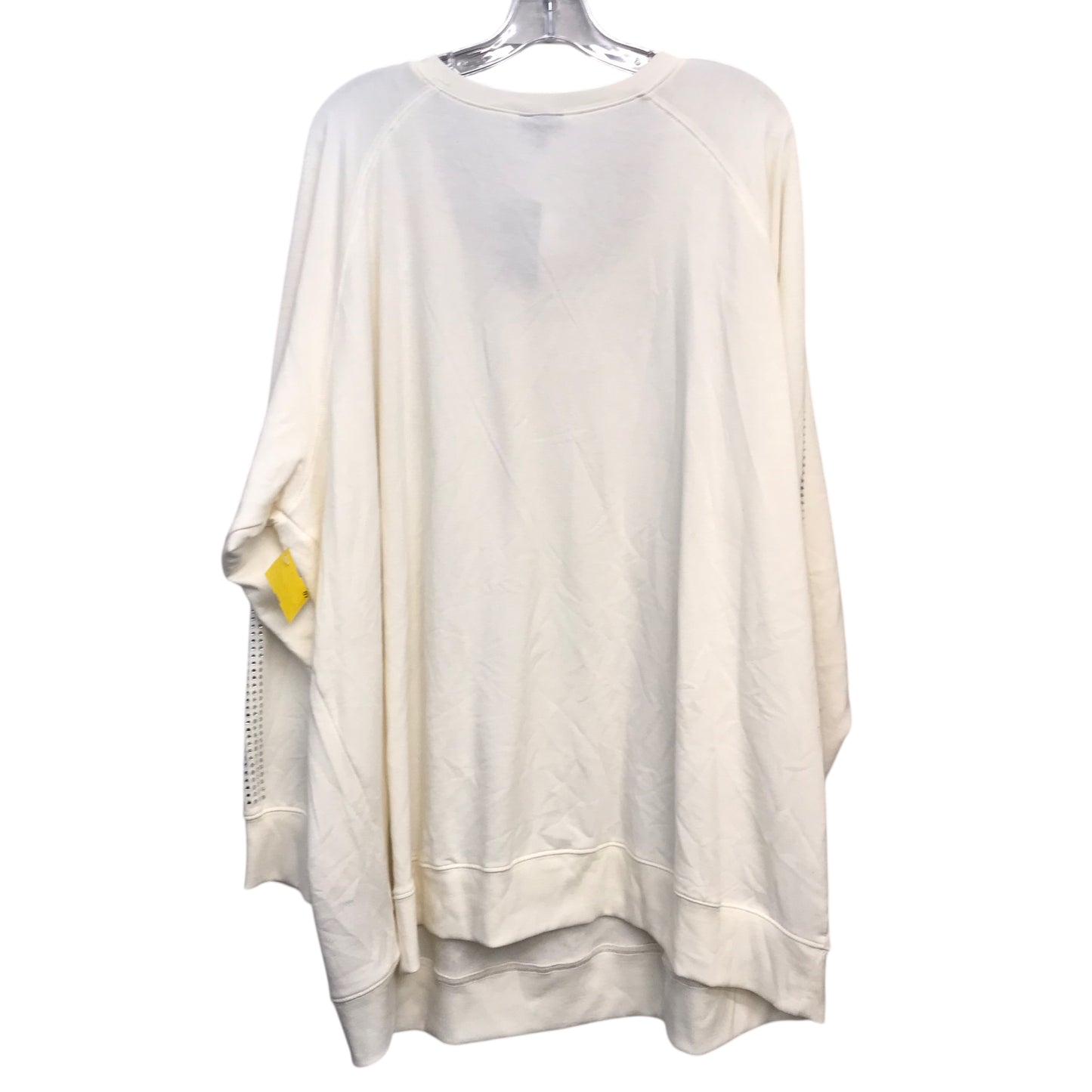 Sweatshirt Crewneck By Torrid In Cream, Size:4X