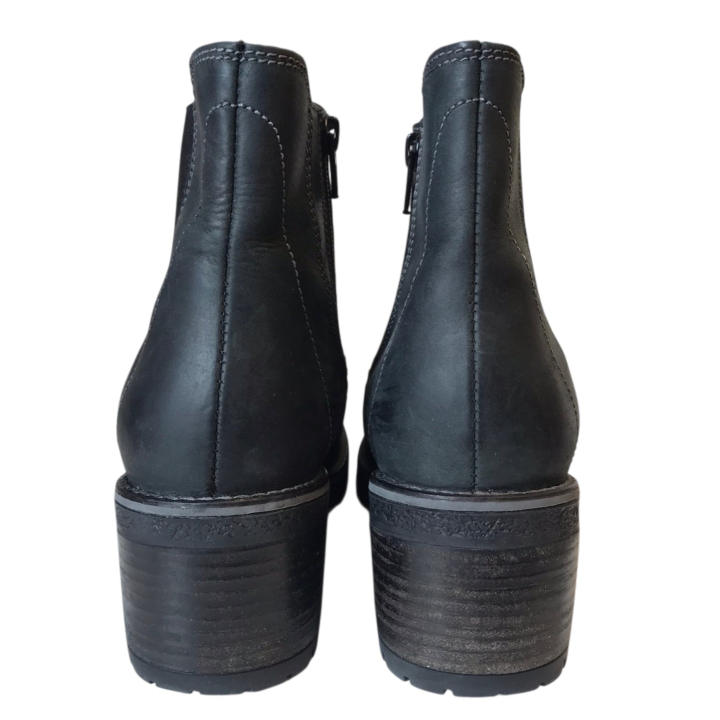 Boots Ankle Flats By Bos & Co In Black, Size:8.5