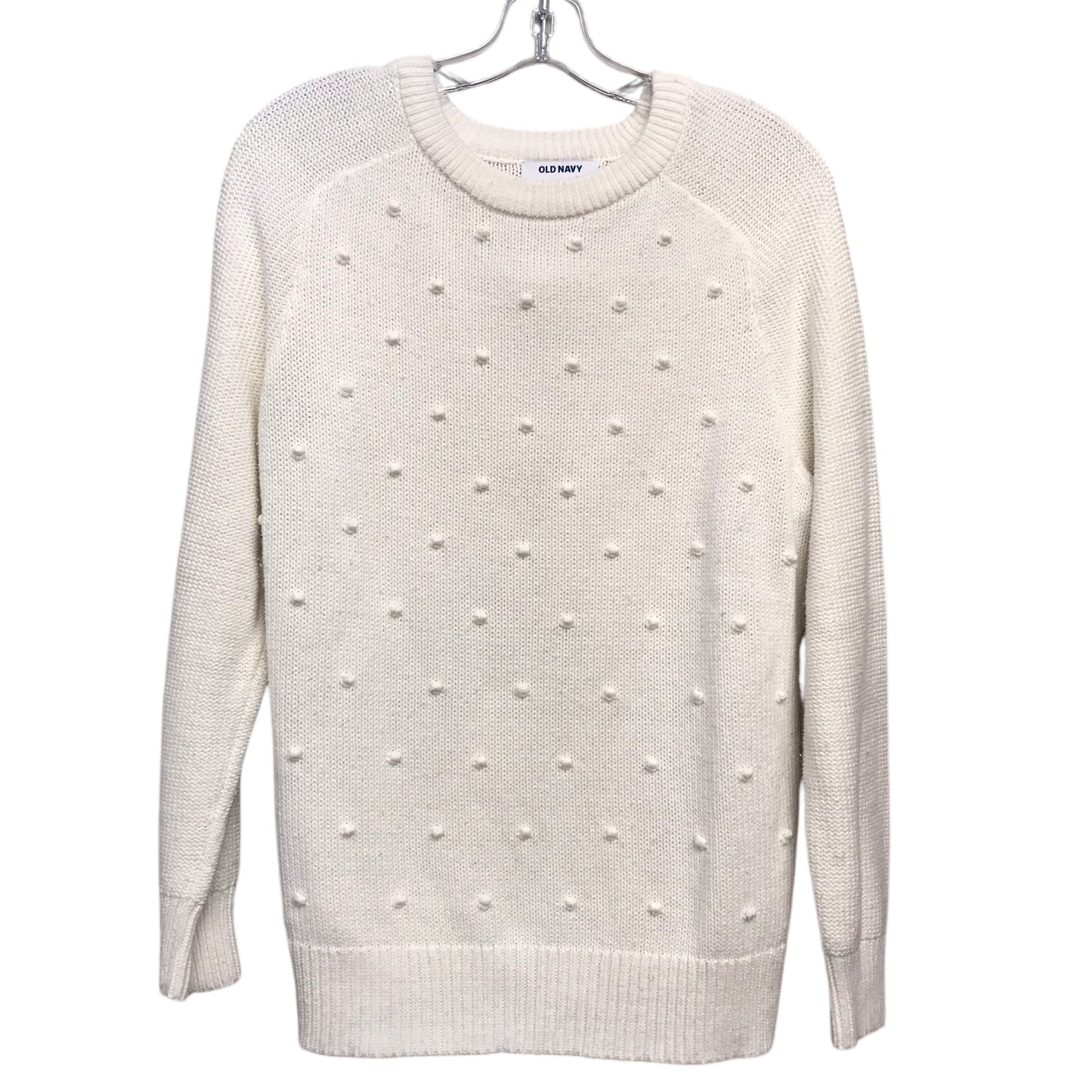 Sweater By Old Navy In White, Size:M