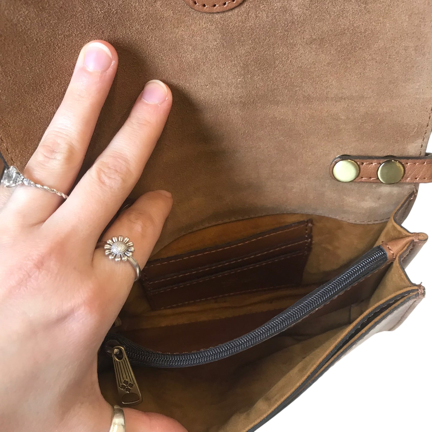 Crossbody Designer By Patricia Nash In Brown, Size:Small