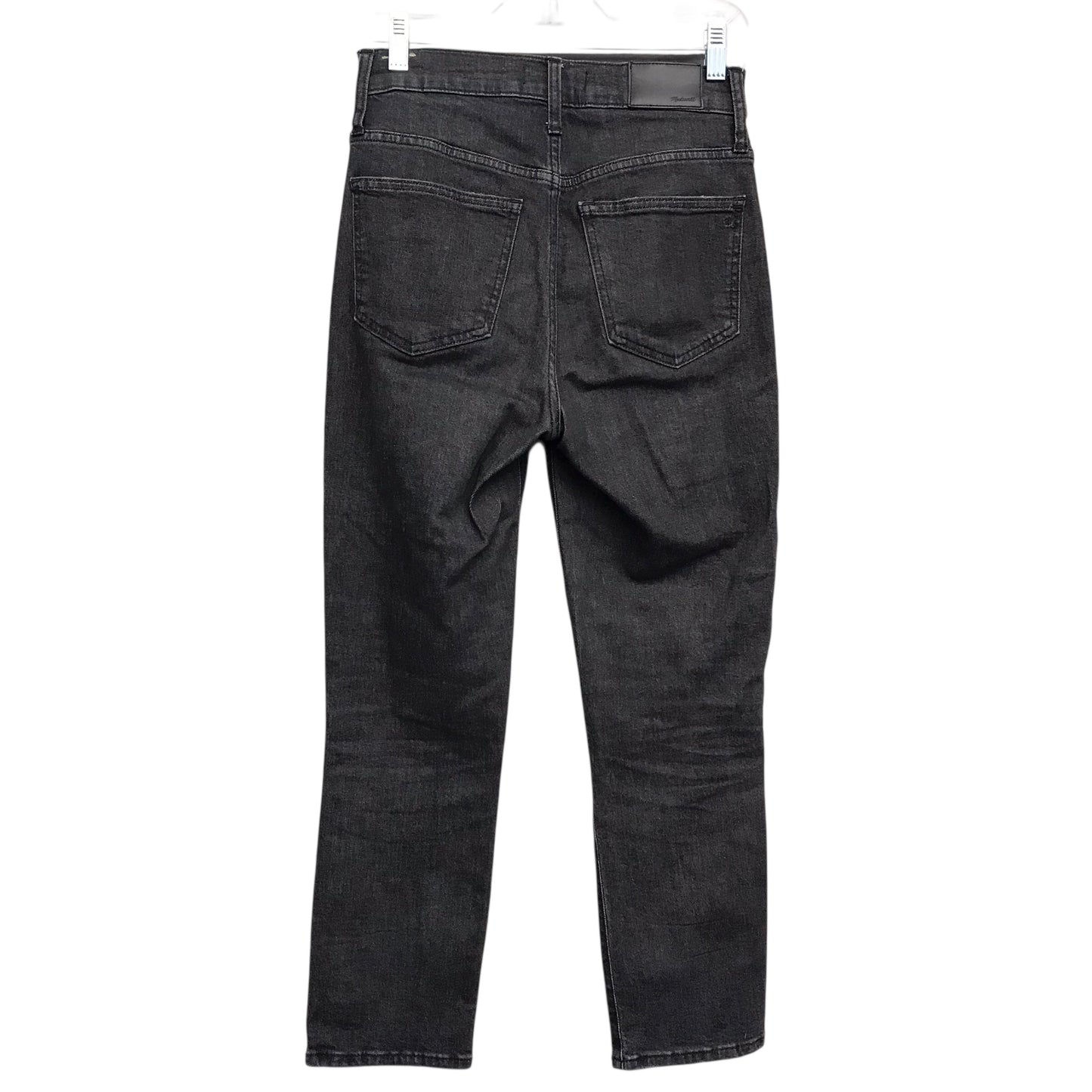 Jeans Straight By Madewell In Black Denim, Size:2