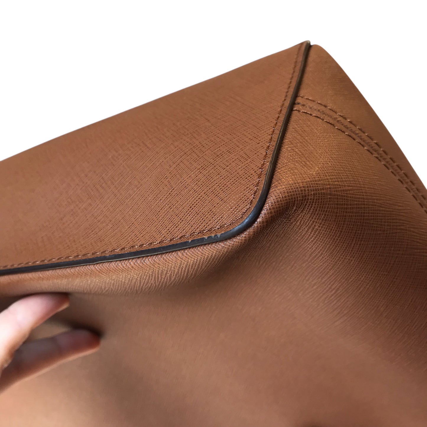 Handbag Designer By Michael Kors In Brown, Size:Large