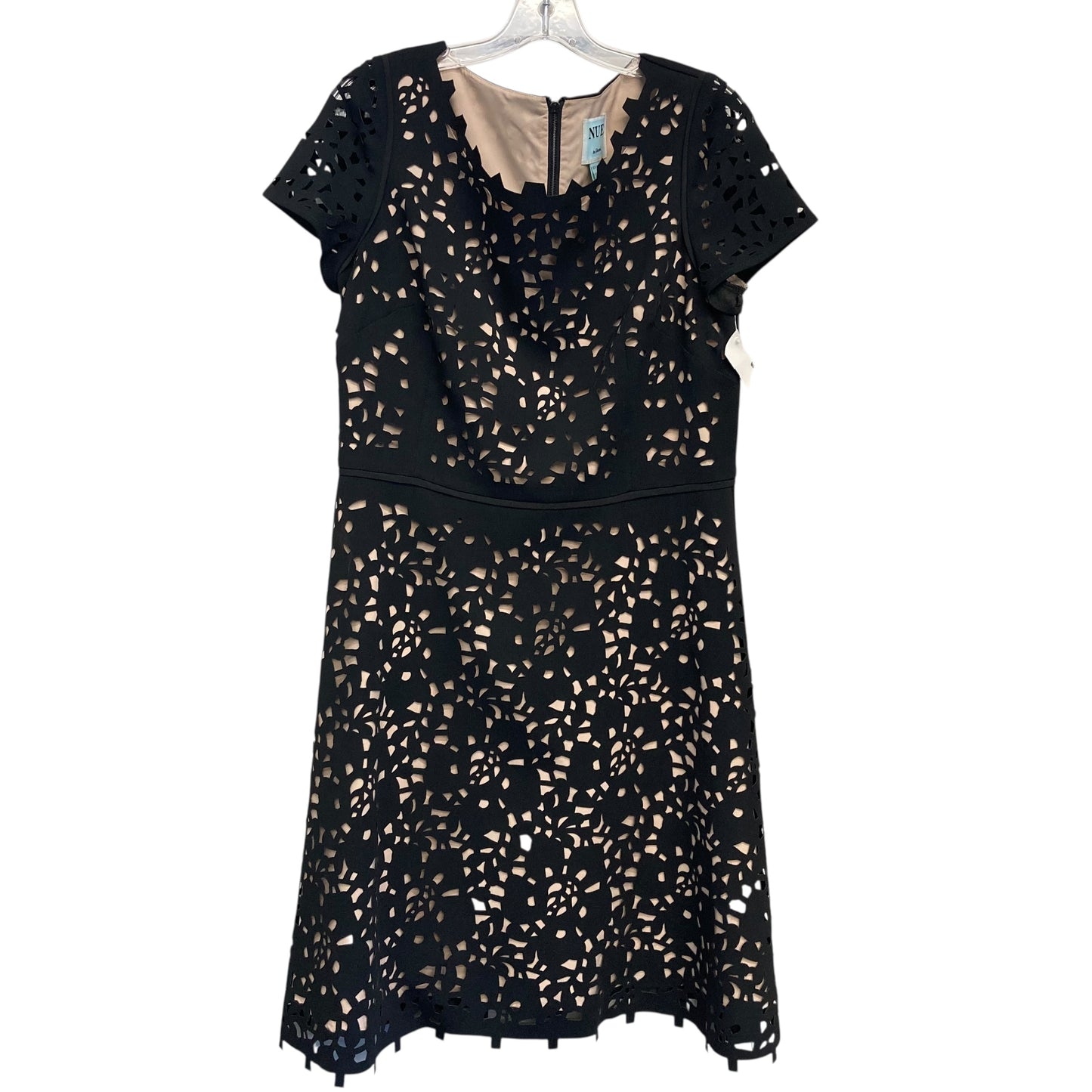 Dress Party Short By Nue by Shani In Black & Tan, Size:L