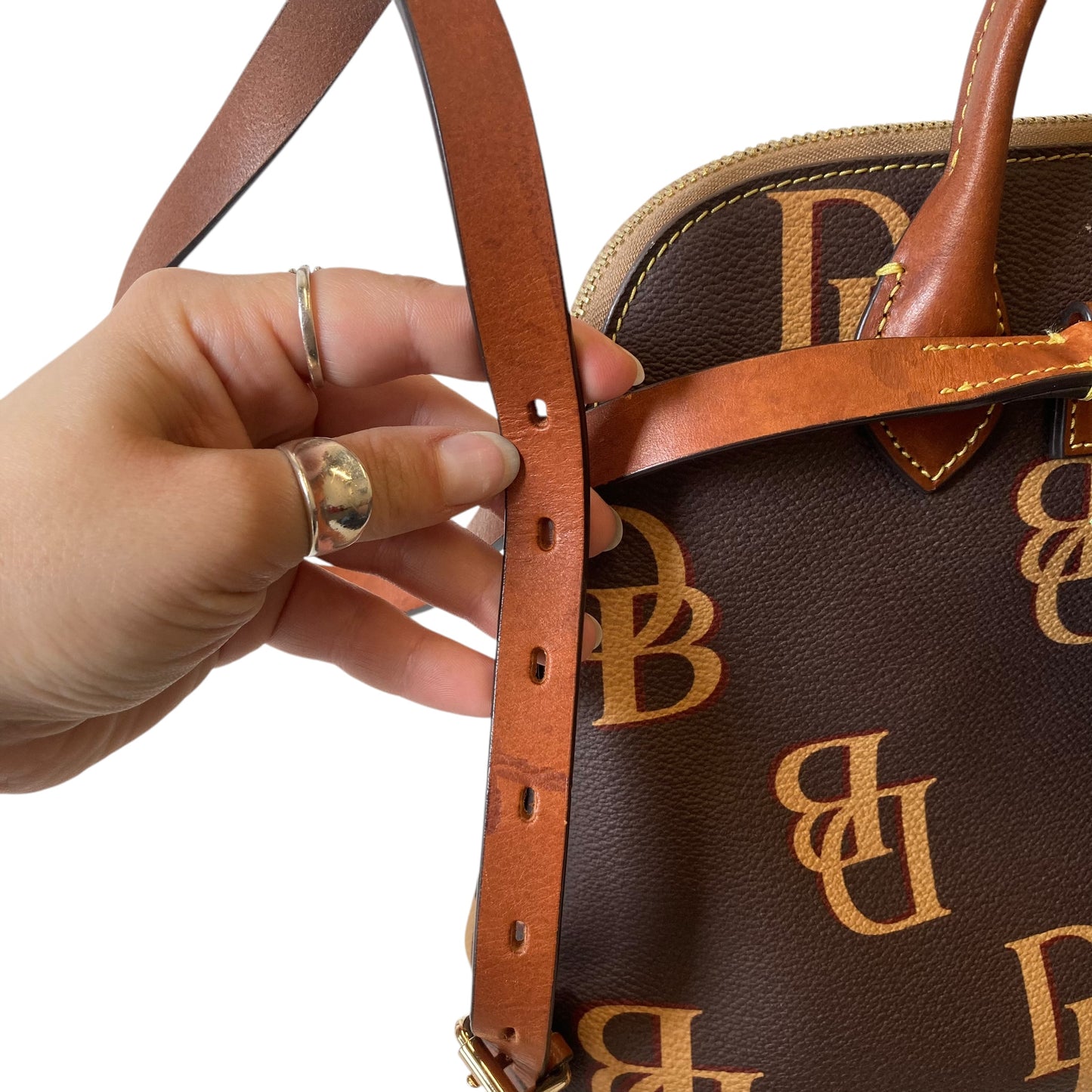 Backpack Designer By Dooney And Bourke In Brown, Size:Small