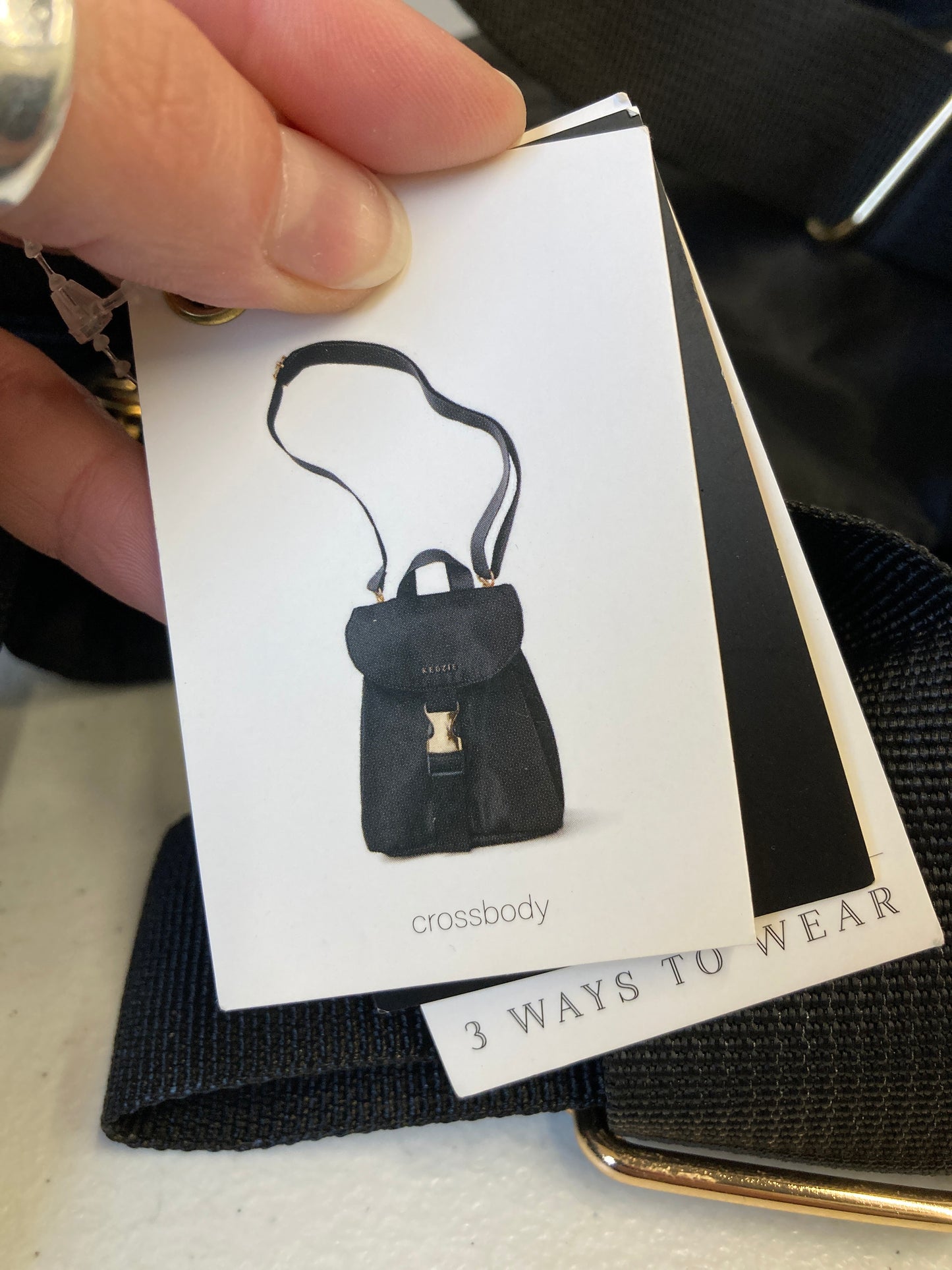 Backpack By Kedzie In Black, Size:Small