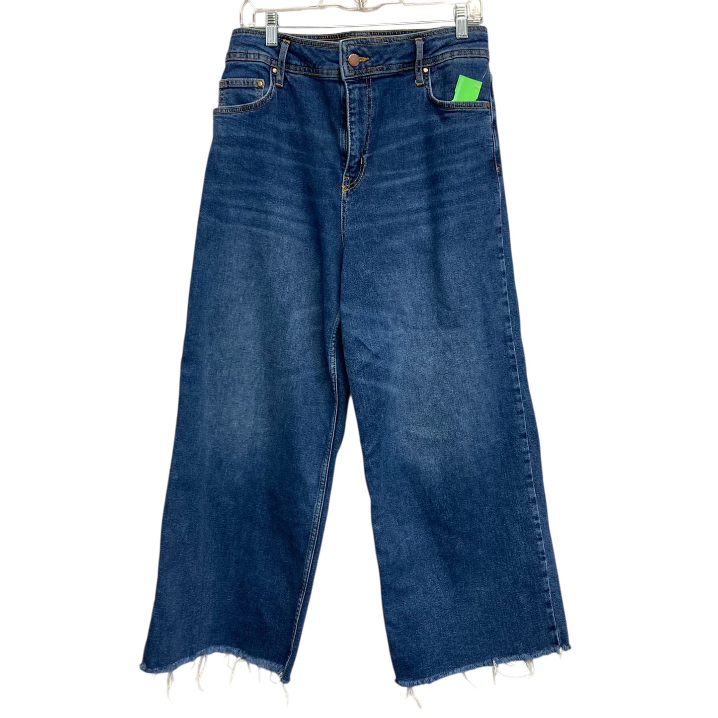 Jeans Wide Leg By Boden In Blue Denim, Size:10