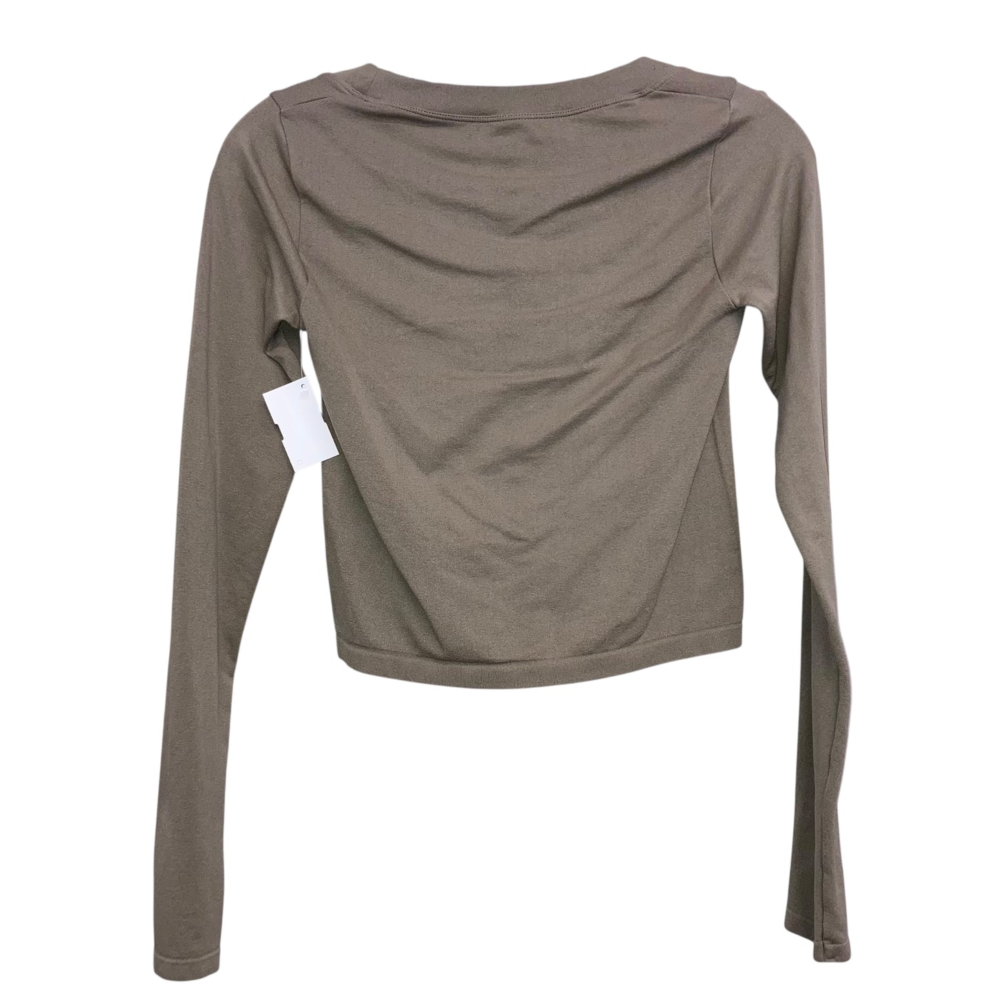 Top Ls Basic By Aura In Taupe, Size:M