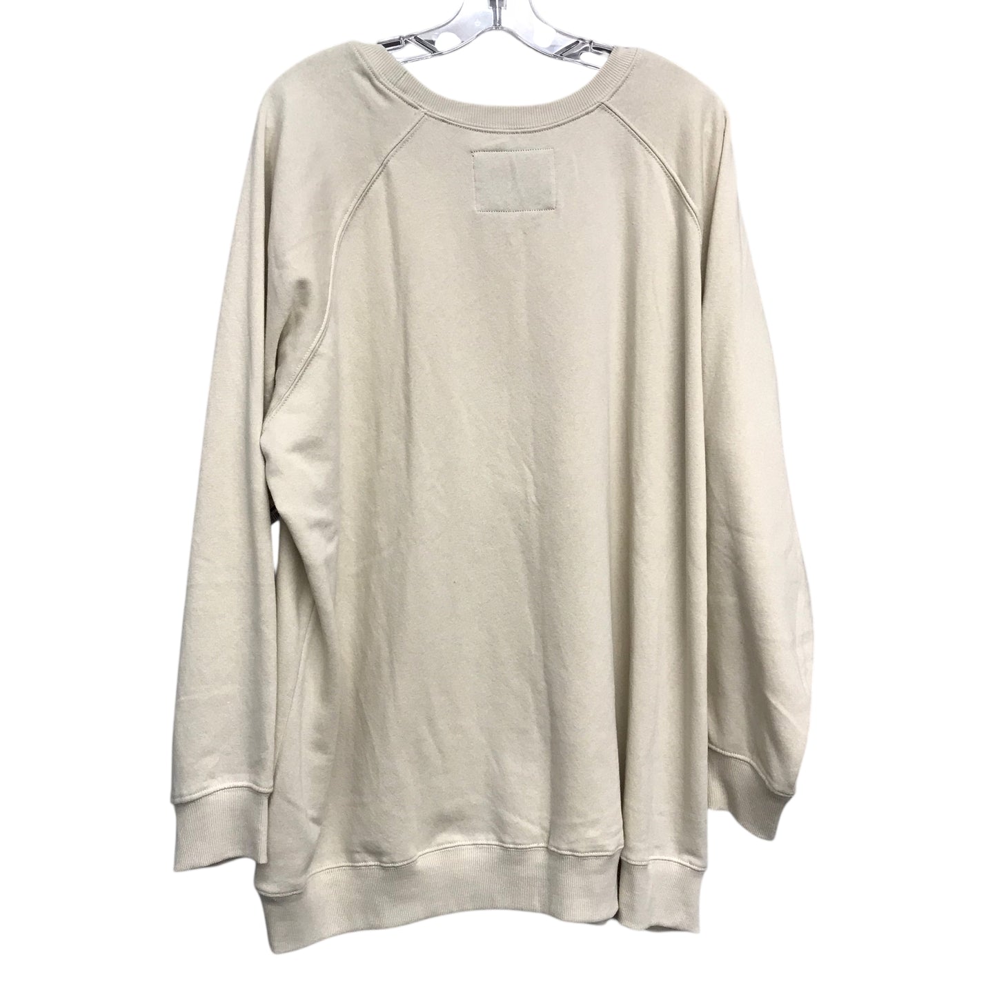 Sweatshirt Crewneck By Torrid In Tan, Size:3X