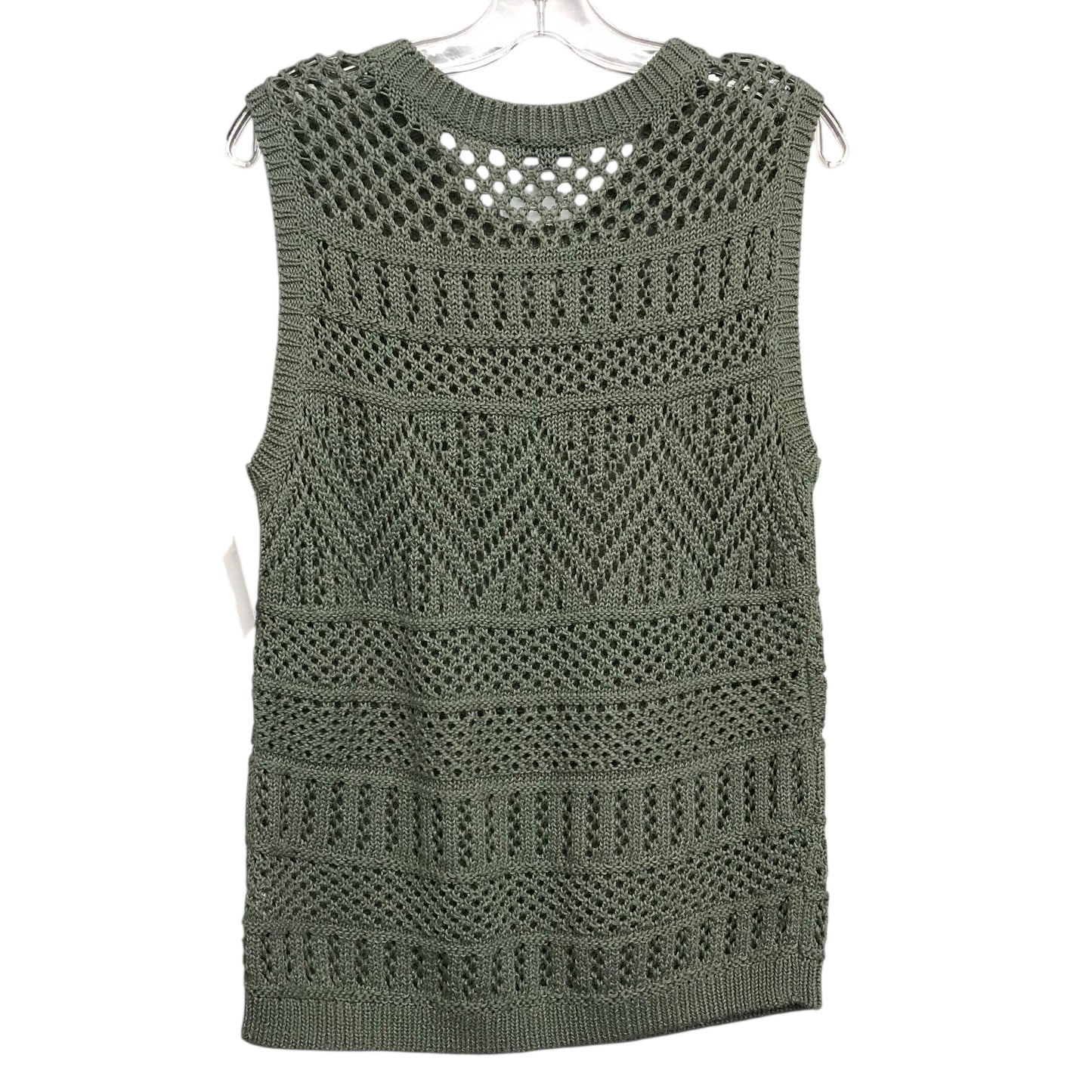VEST SWEATER by TALBOTS in GREEN, Size:S