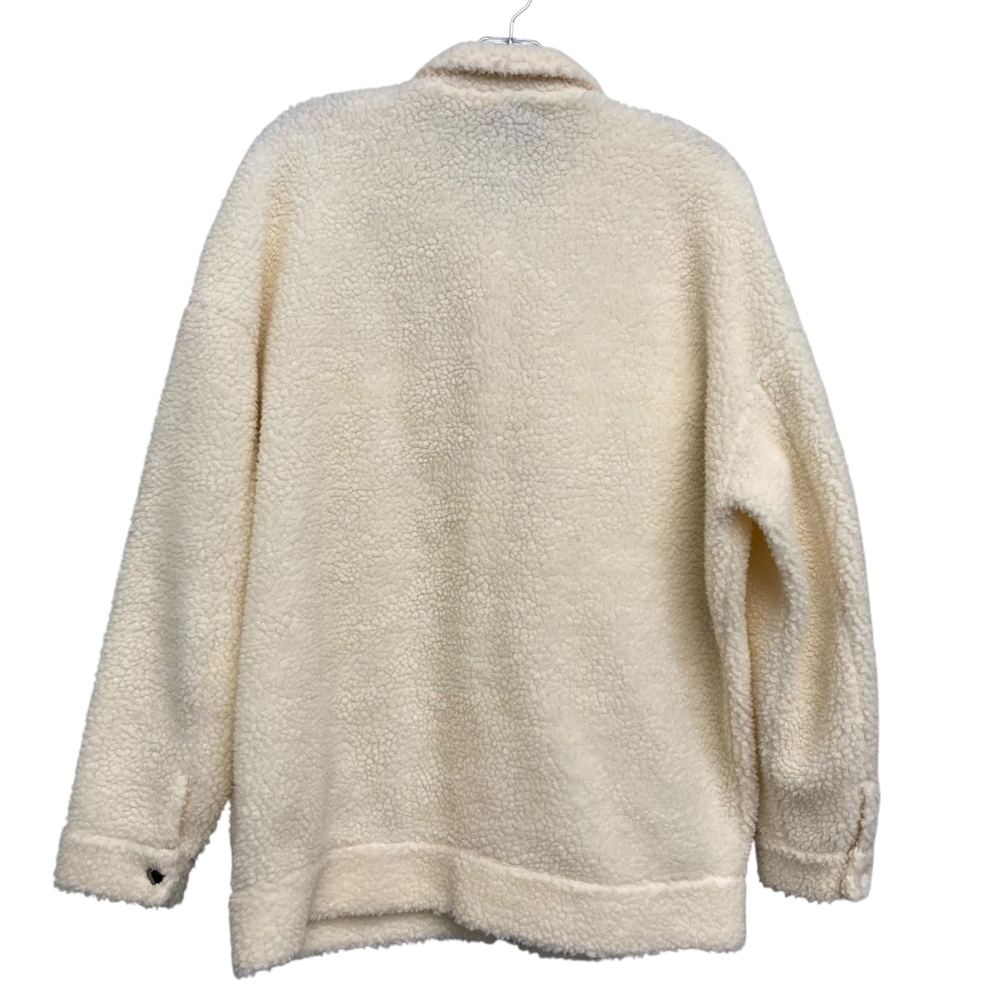 Jacket Faux Fur & Sherpa By Fenini In Cream, Size:L