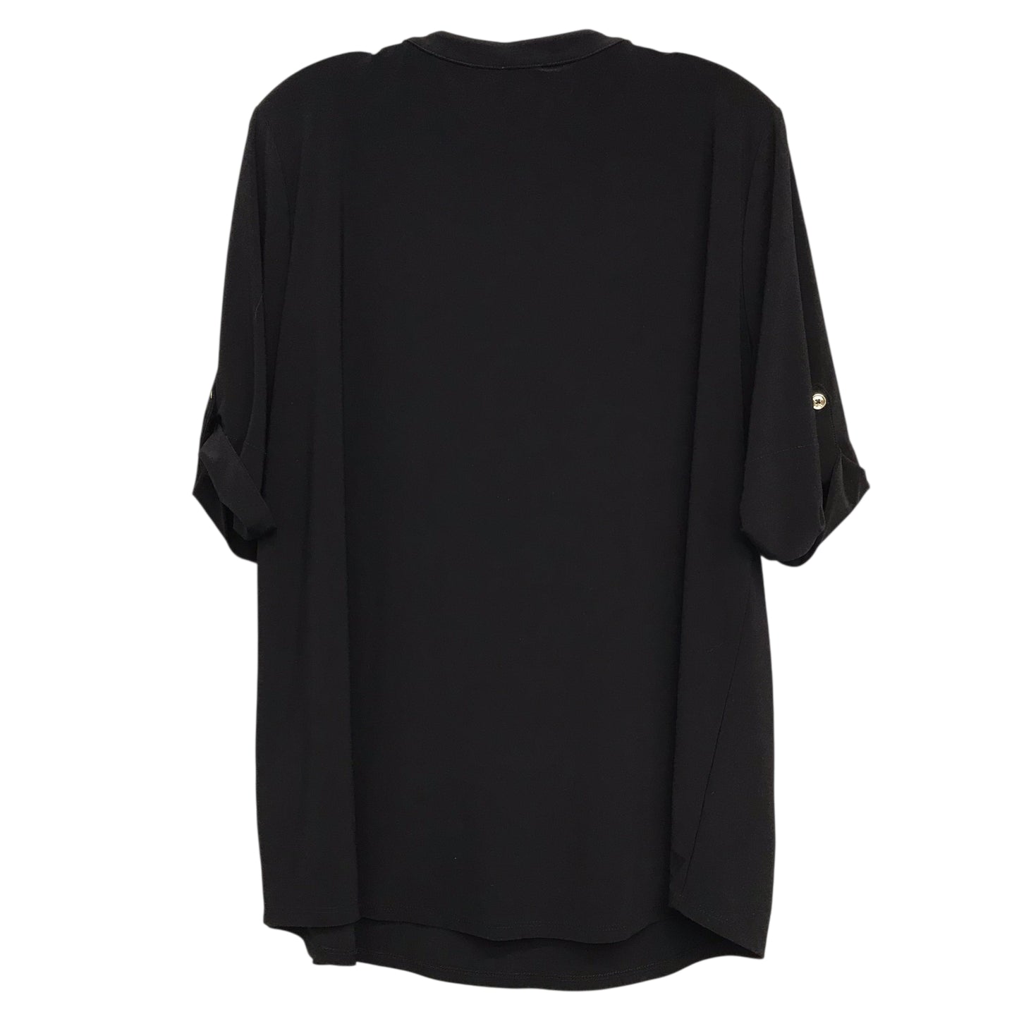 Top Ls By Anne Klein In Black, Size:2X