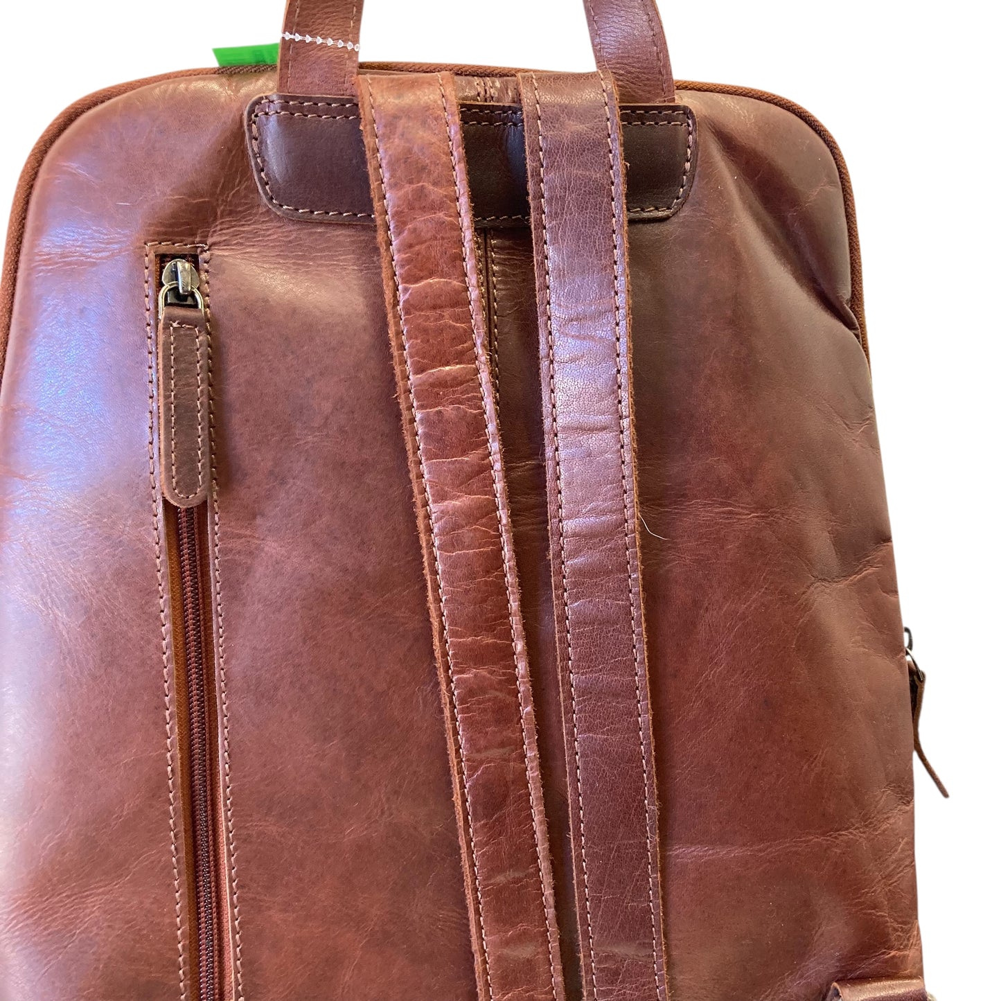 Backpack Leather By Wild West In Brown, Size:Medium