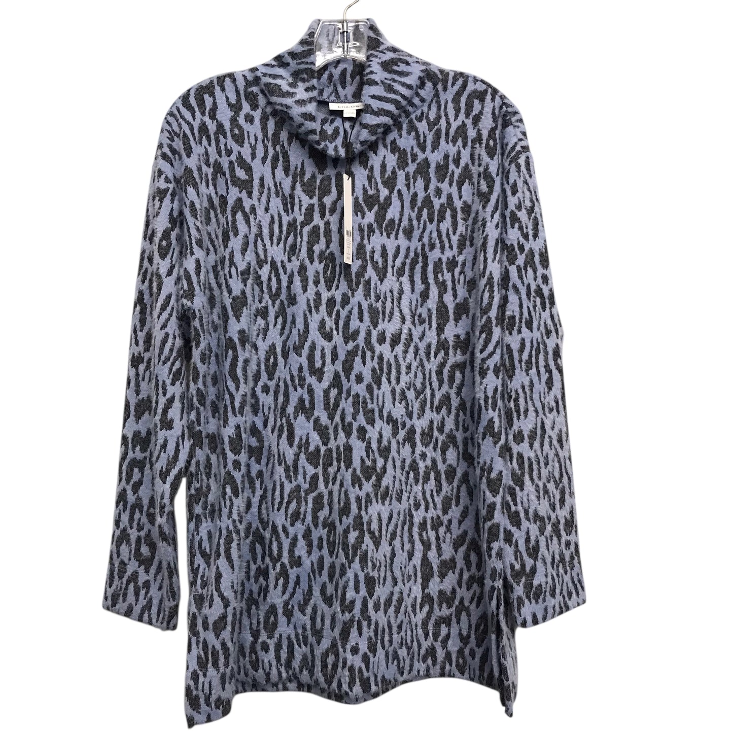 Top Ls By Chicos In Black & Blue, Size:L