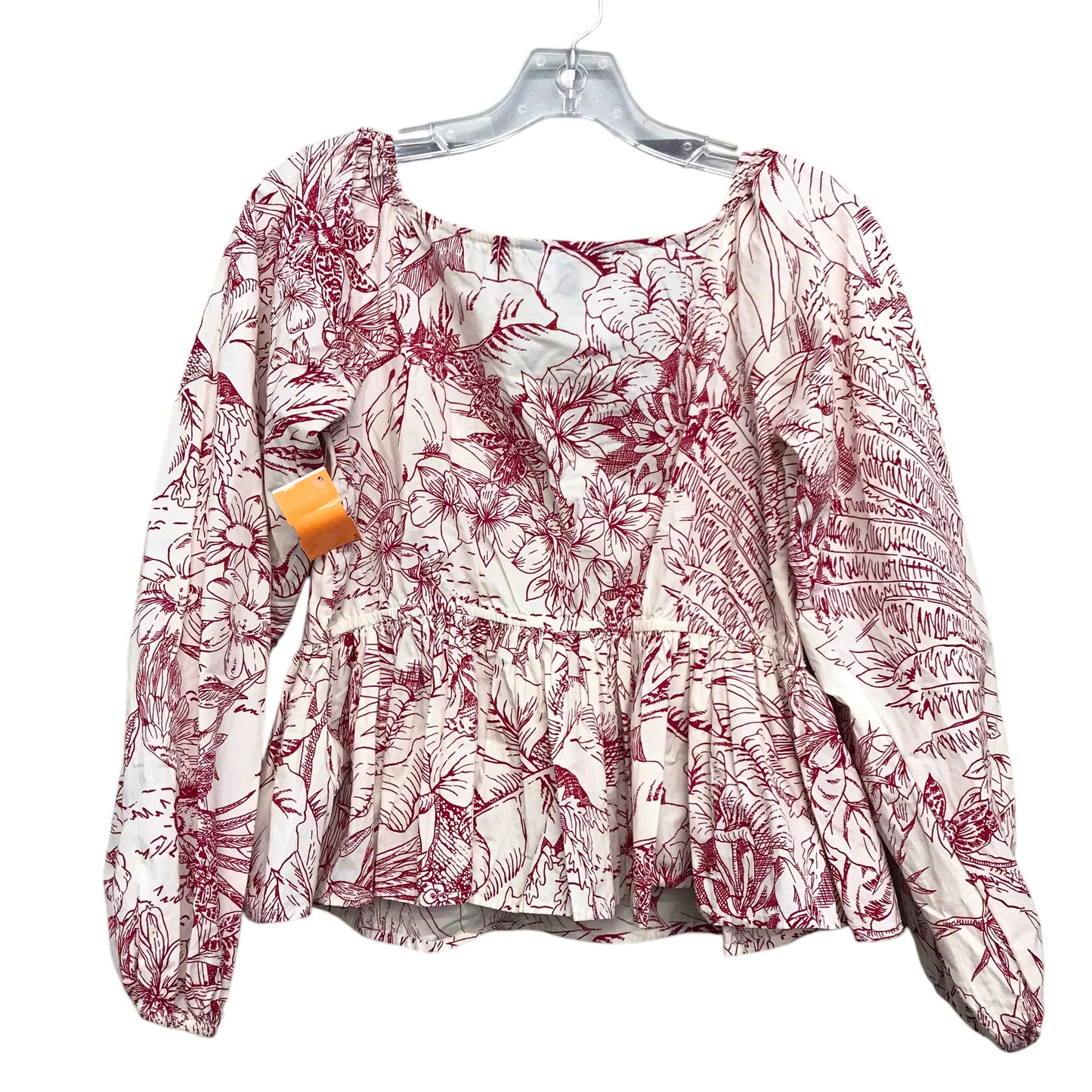 Top Ls By Express In Floral Print, Size:S