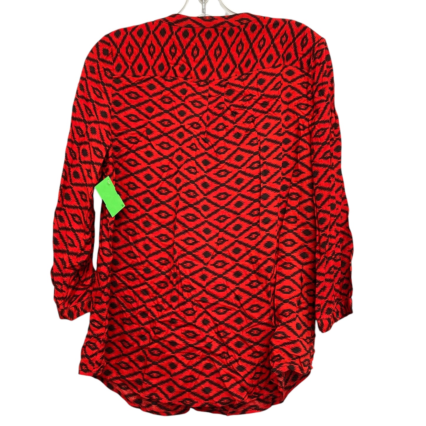 Top Ls By Susina In Black & Red, Size:S