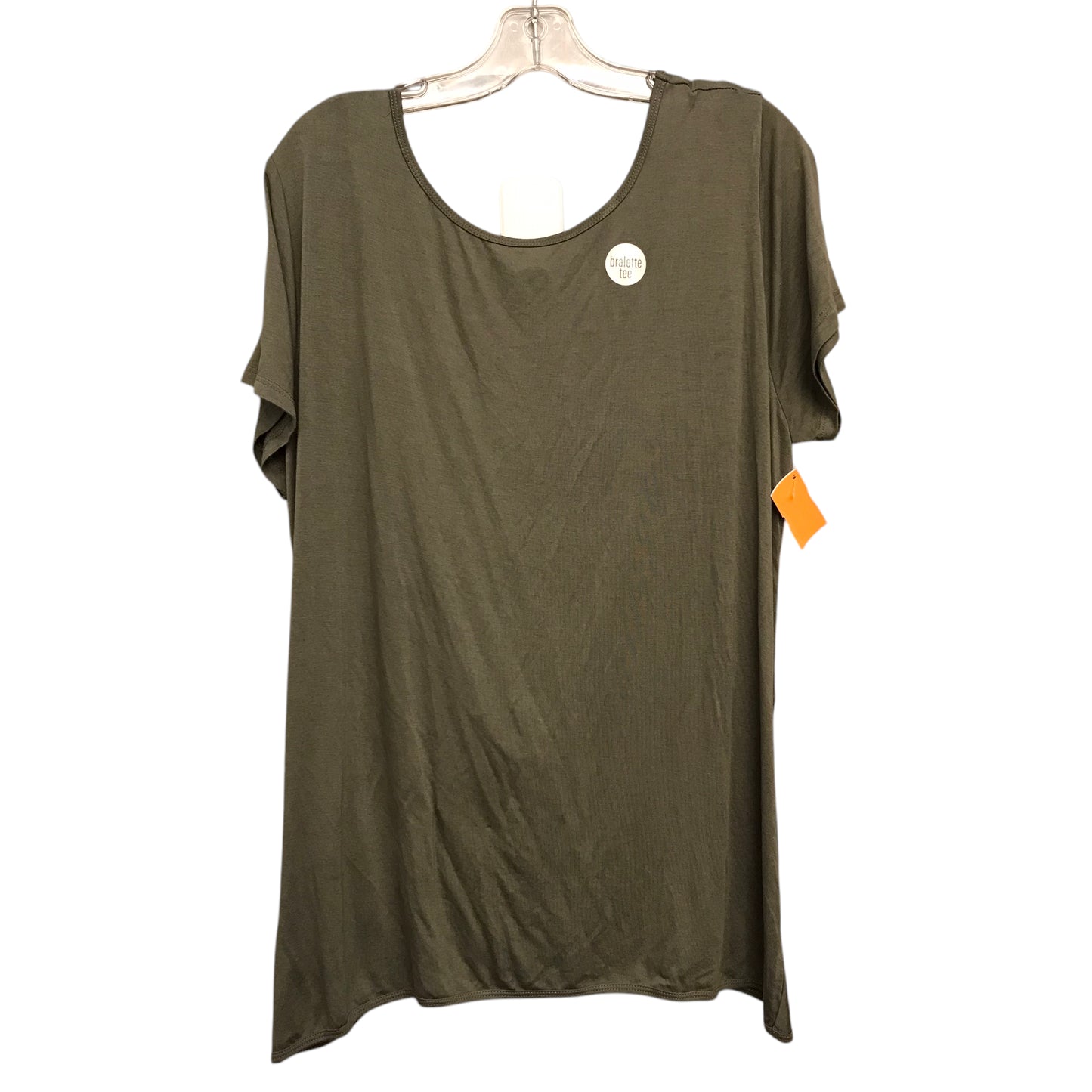 Top Ss Basic By Rue 21 In Green, Size:2X