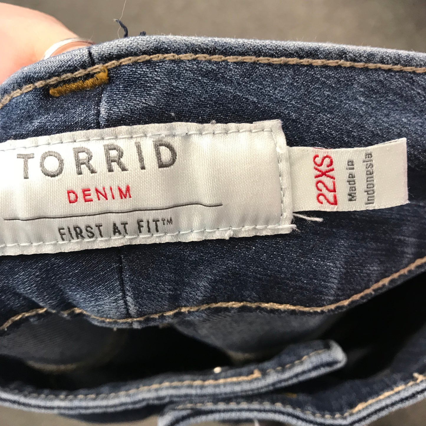 Jeans Skinny By Torrid In Blue Denim, Size:22 Extra Short