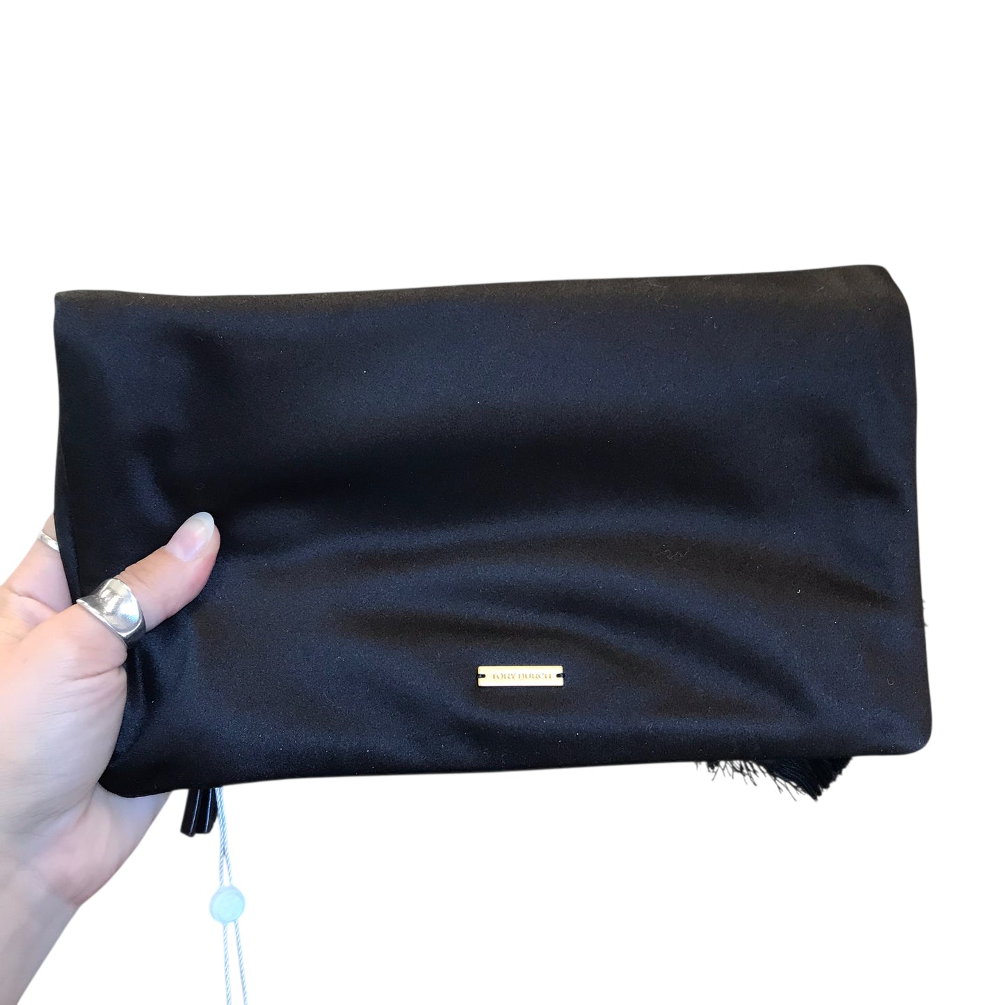 Clutch Designer By Tory Burch In Black, Size:Medium