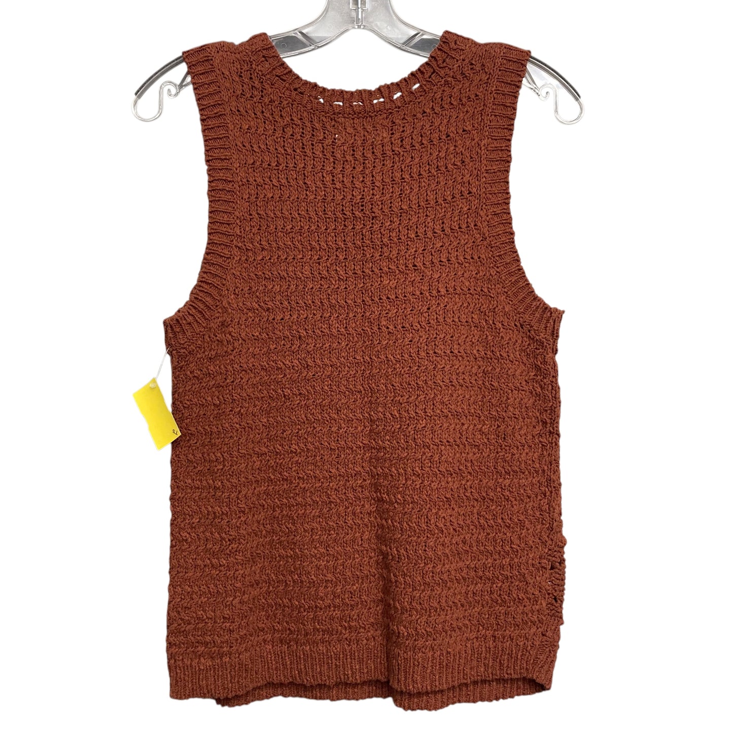 Vest Sweater By Universal Thread In Brown, Size:S