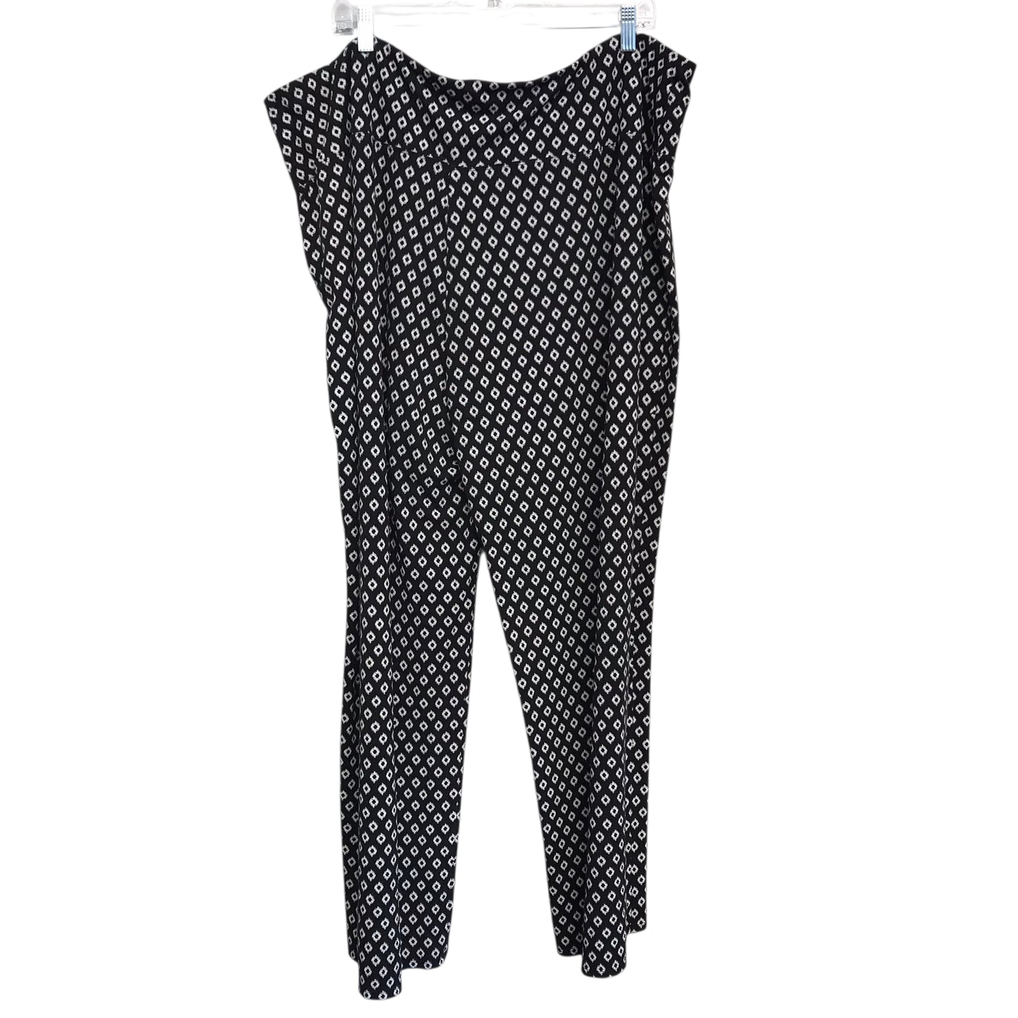 Pants Dress By J. Jill In Black & White, Size:26