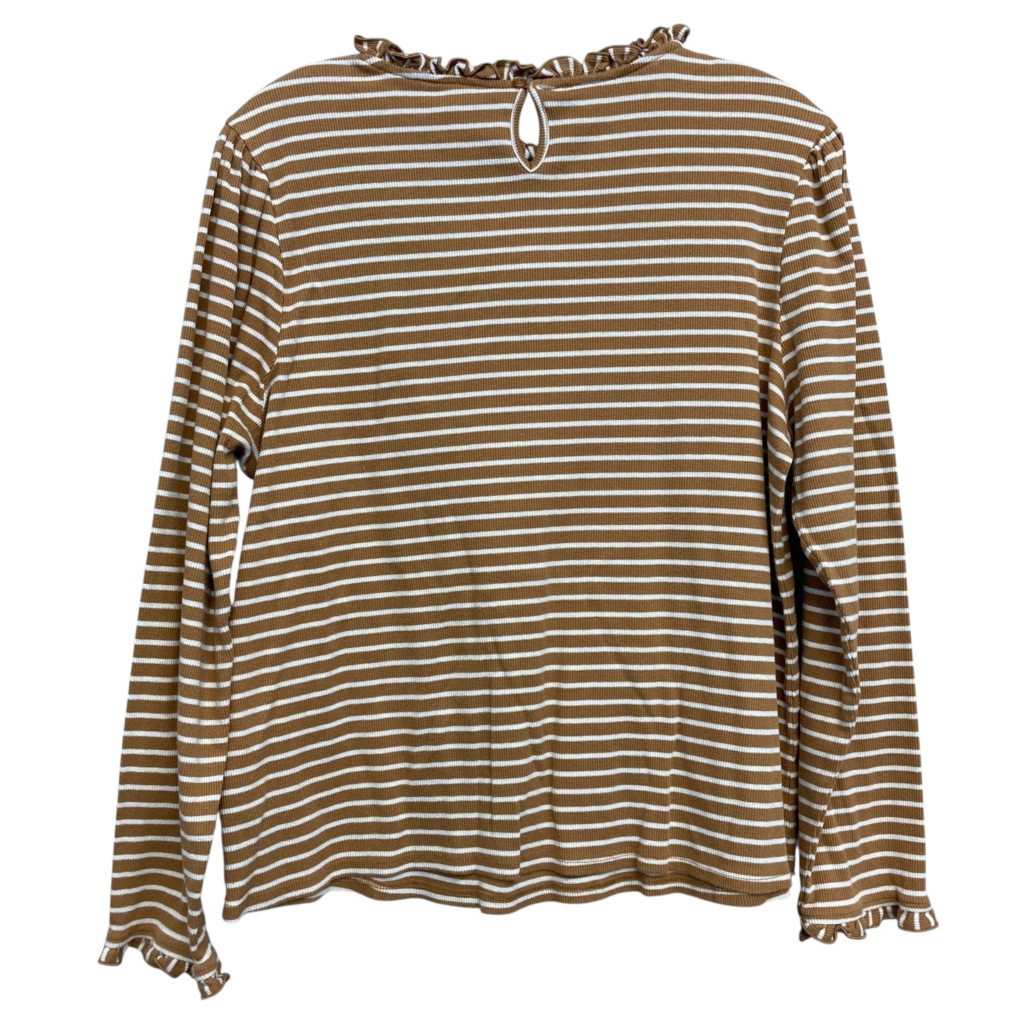 Top Ls By Croft And Barrow In Striped Pattern, Size:1X