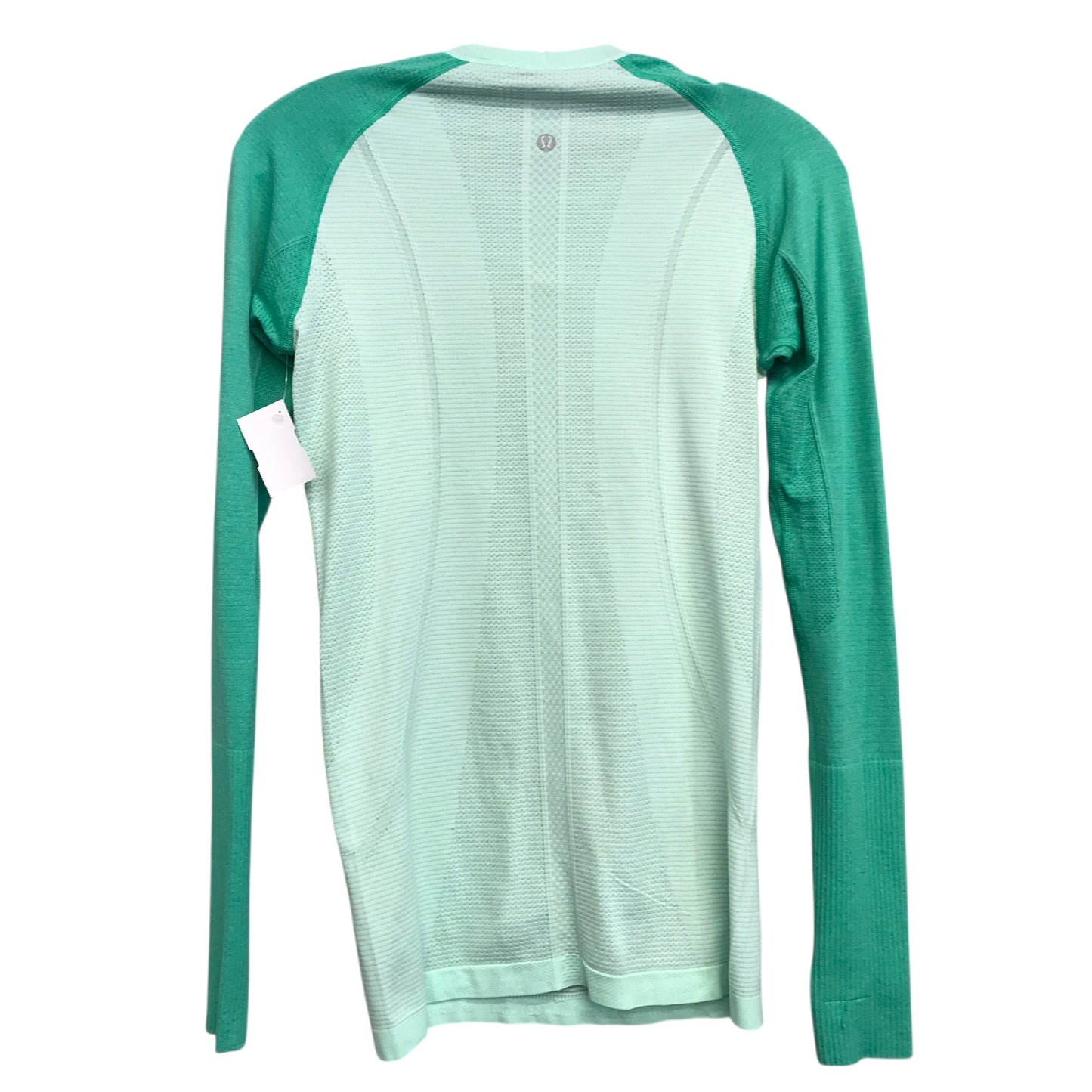 Athletic Top Ls Crewneck By Lululemon In Green, Size:M
