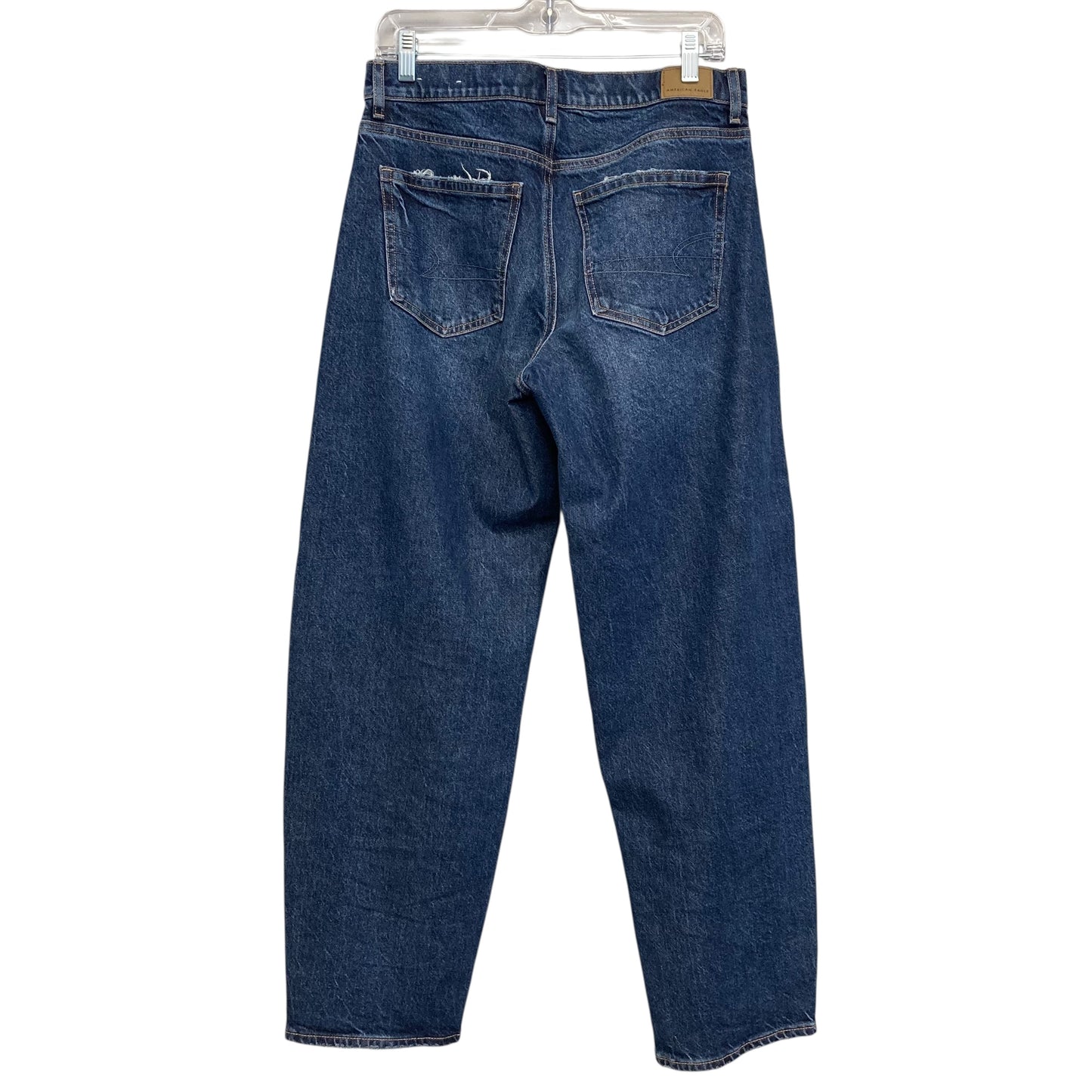 Jeans Wide Leg By American Eagle In Blue Denim, Size:2