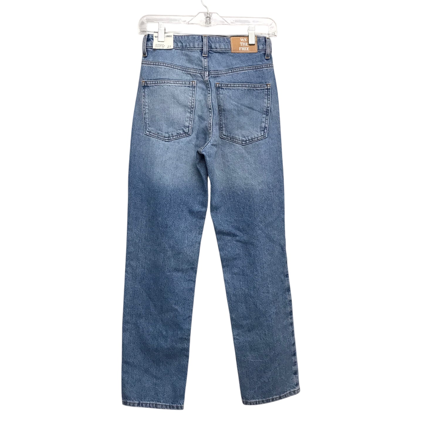 Jeans Straight By We The Free In Blue Denim, Size:2