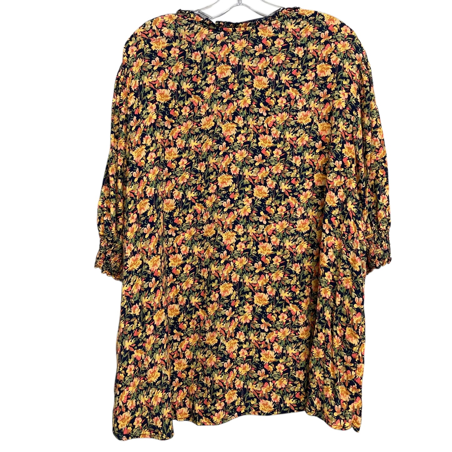 Top Ss By Terra & Sky In Floral Print, Size:3X