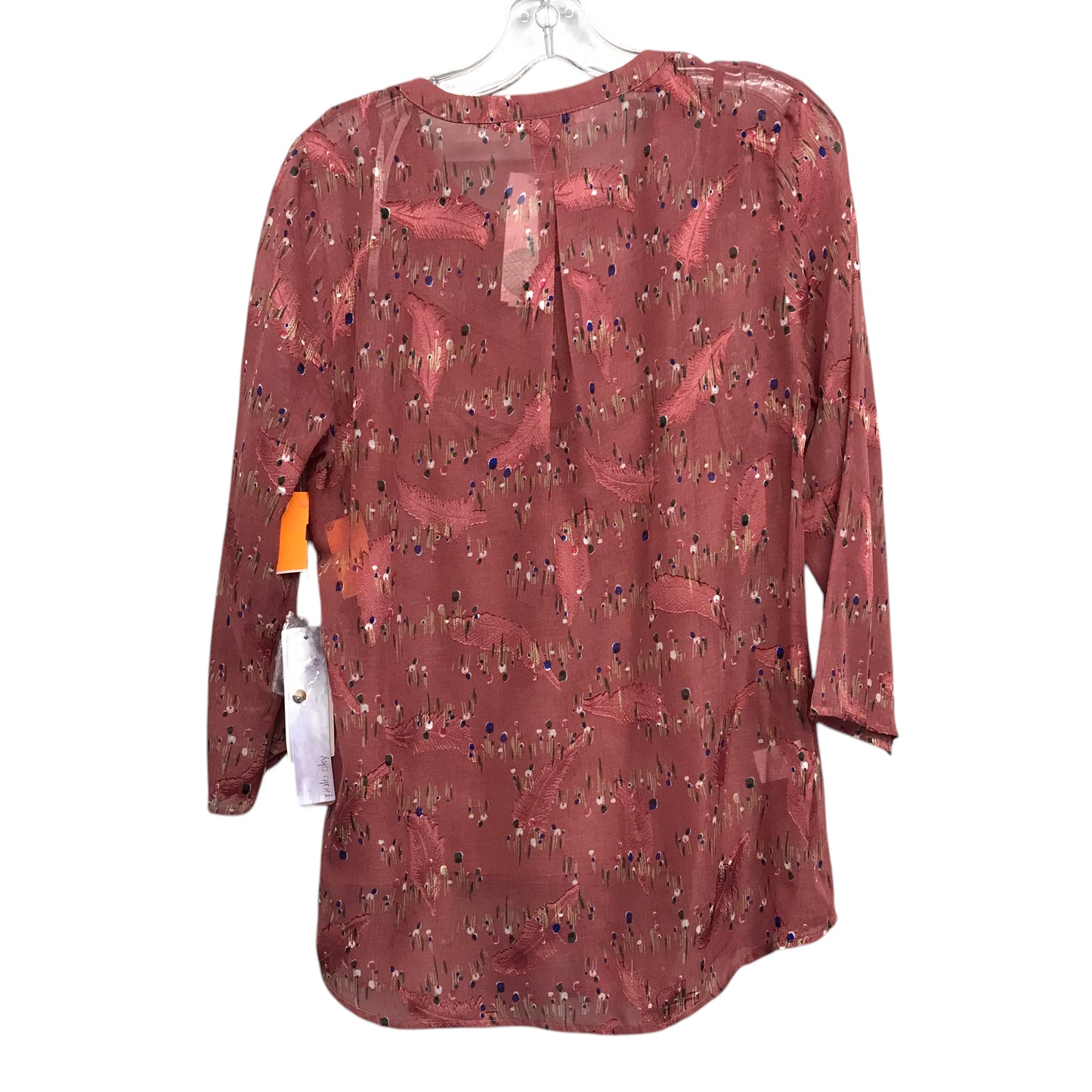 Top 2Pc Ls By Pale Sky In Mauve, Size:M