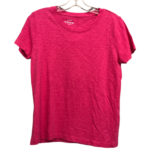 Top Ss Basic By J. Crew In Pink, Size:Xs